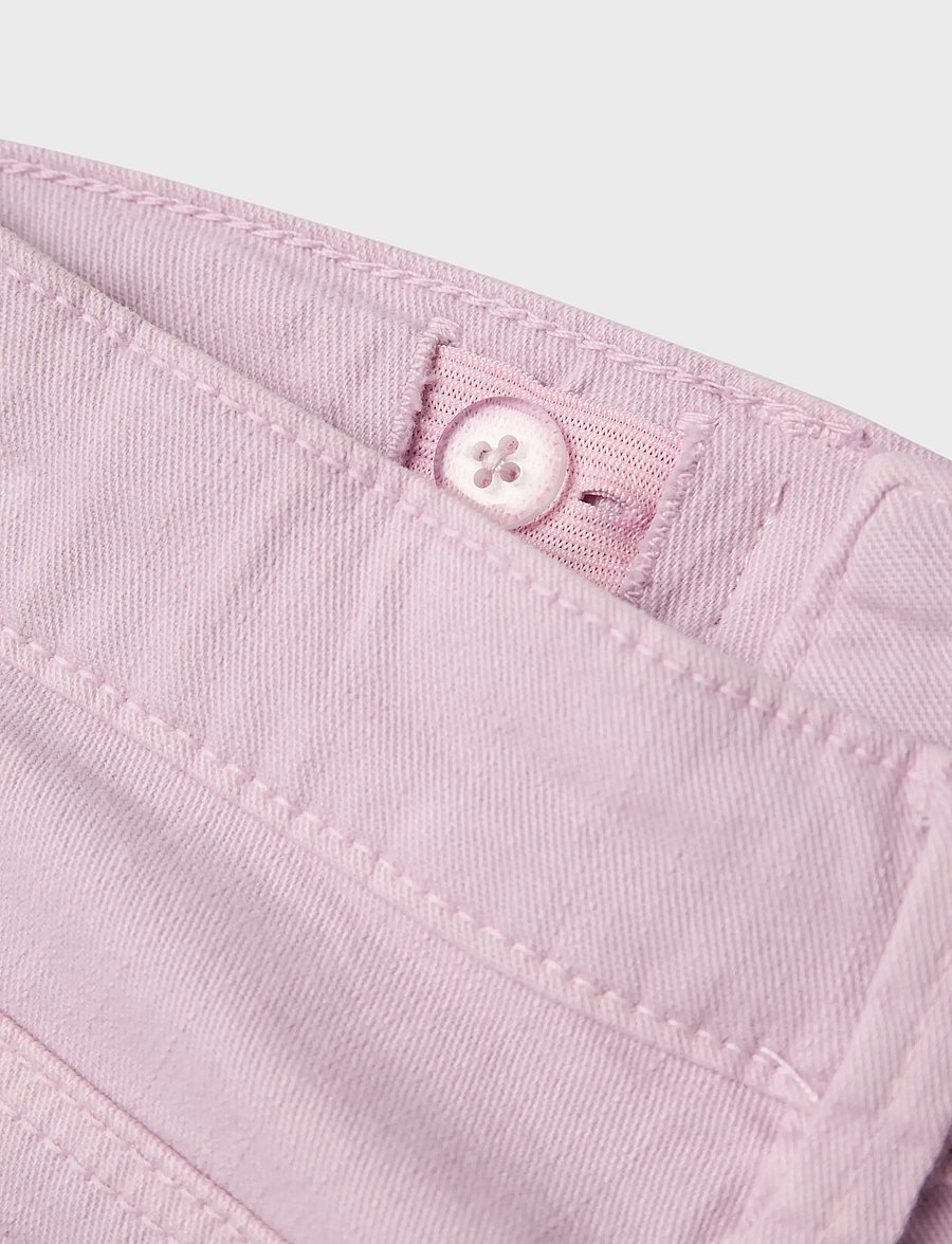 name it - NKFROSE WIDE TWI PANT 1115-TP NOOS - brede jeans - winsome orchid - 4