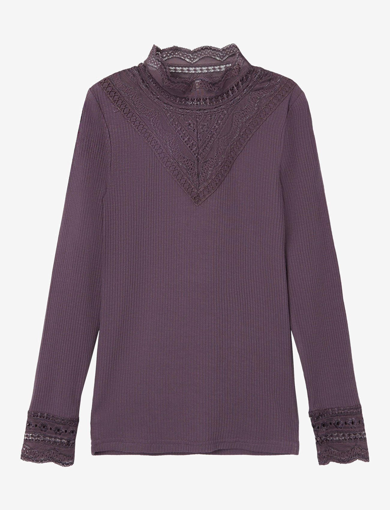name it - NKFNURI LS XSL TOP NOOS - langærmede t-shirts - arctic dusk - 1