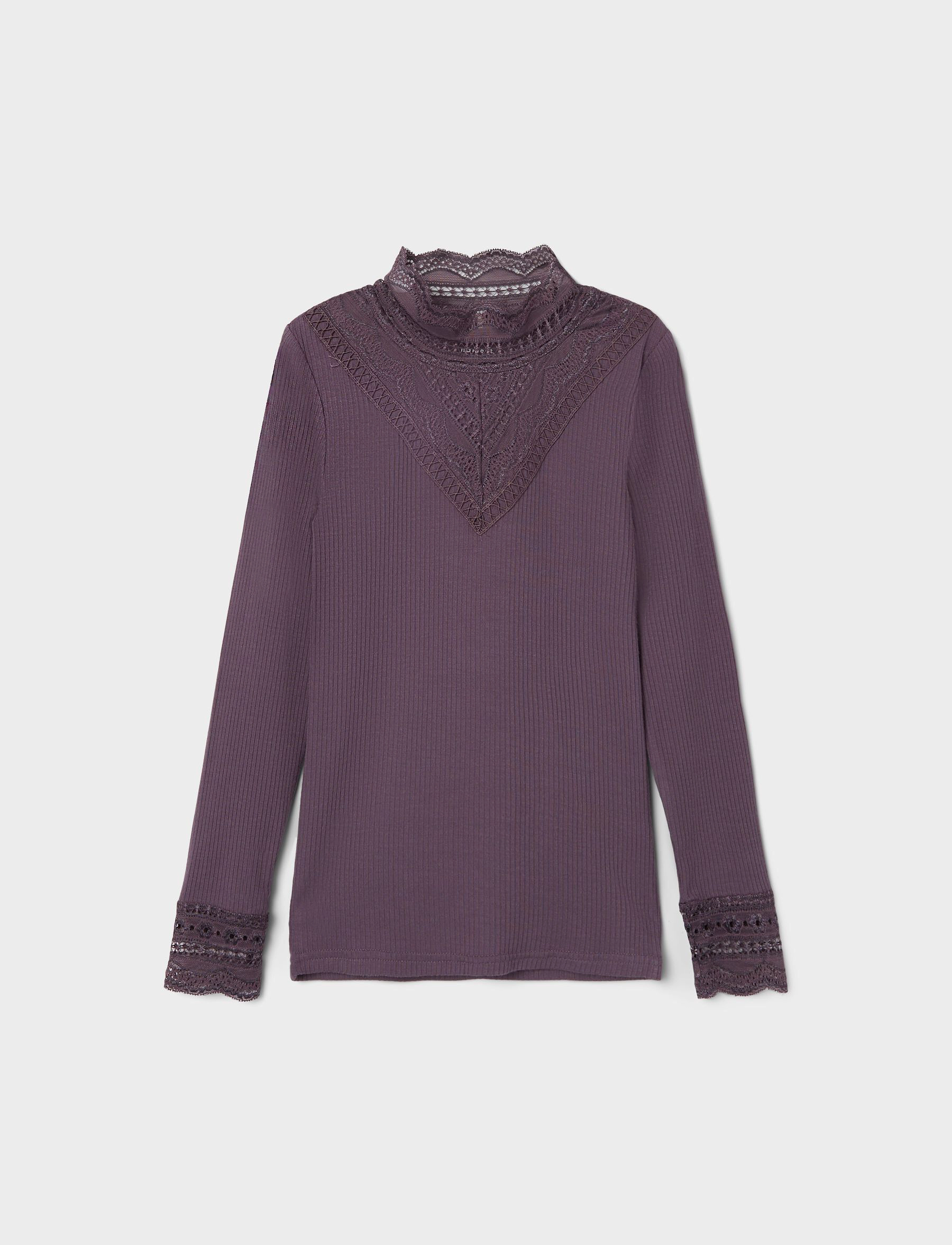 name it - NKFNURI LS XSL TOP NOOS - langärmelig - arctic dusk - 3