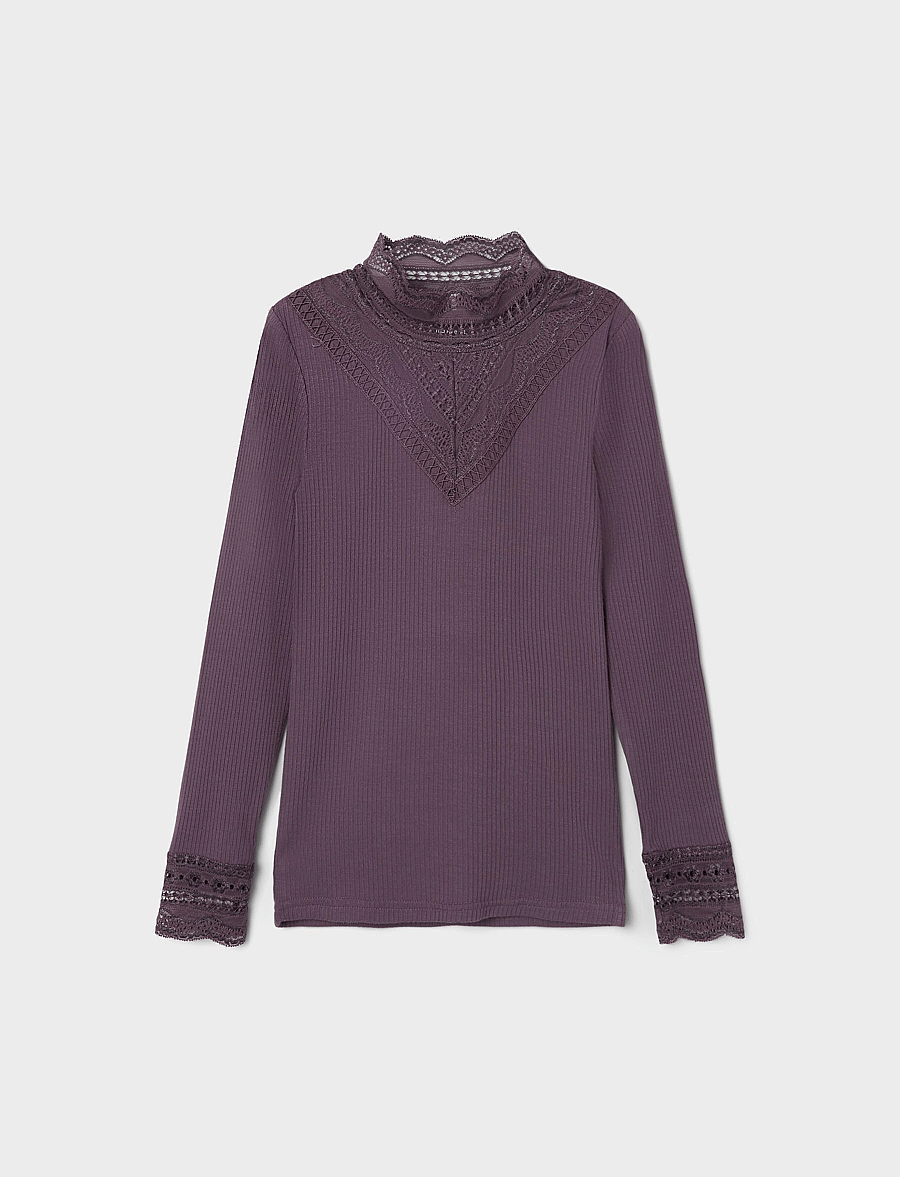 name it - NKFNURI LS XSL TOP NOOS - langärmelig - arctic dusk - 3