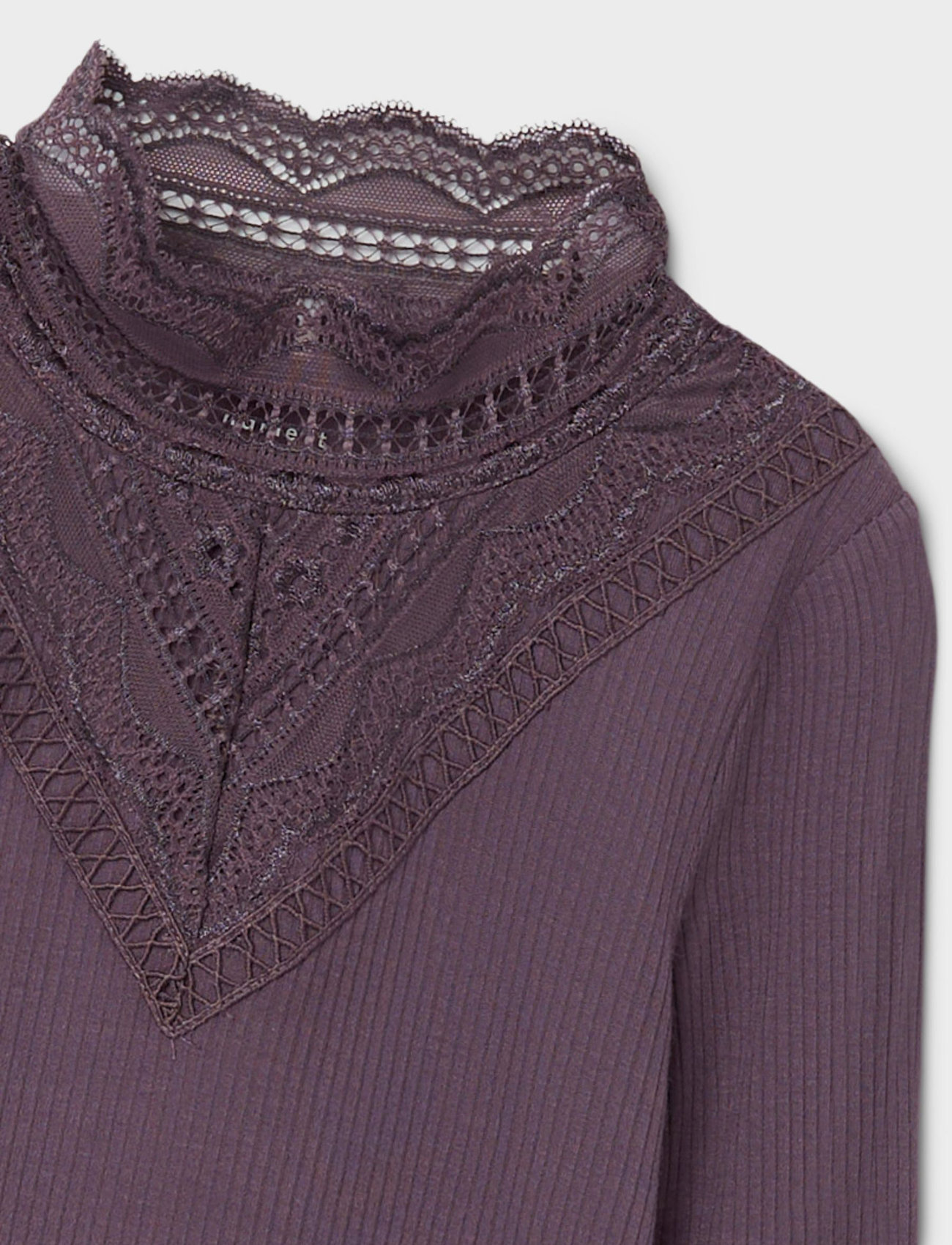 name it - NKFNURI LS XSL TOP NOOS - langærmede t-shirts - arctic dusk - 4