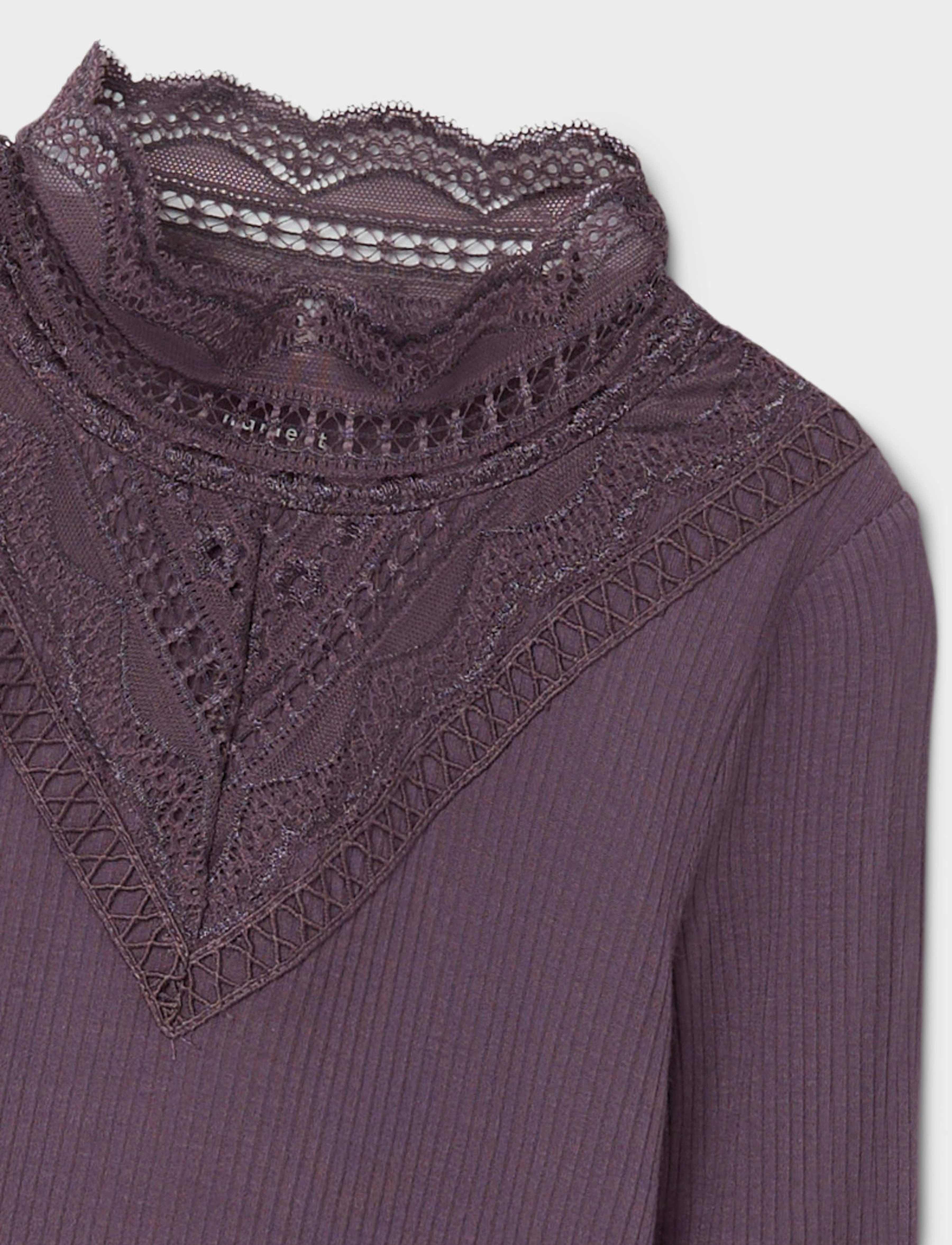 name it - NKFNURI LS XSL TOP NOOS - langärmelig - arctic dusk - 4