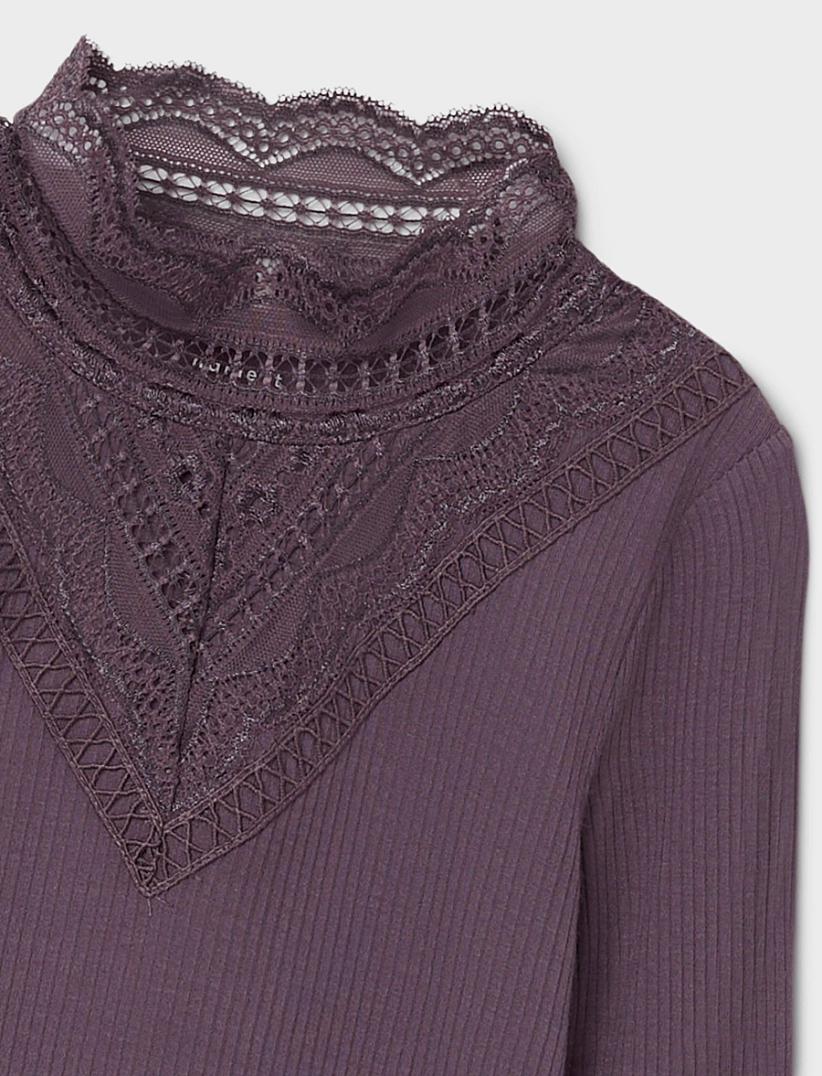 name it - NKFNURI LS XSL TOP NOOS - langärmelig - arctic dusk - 4
