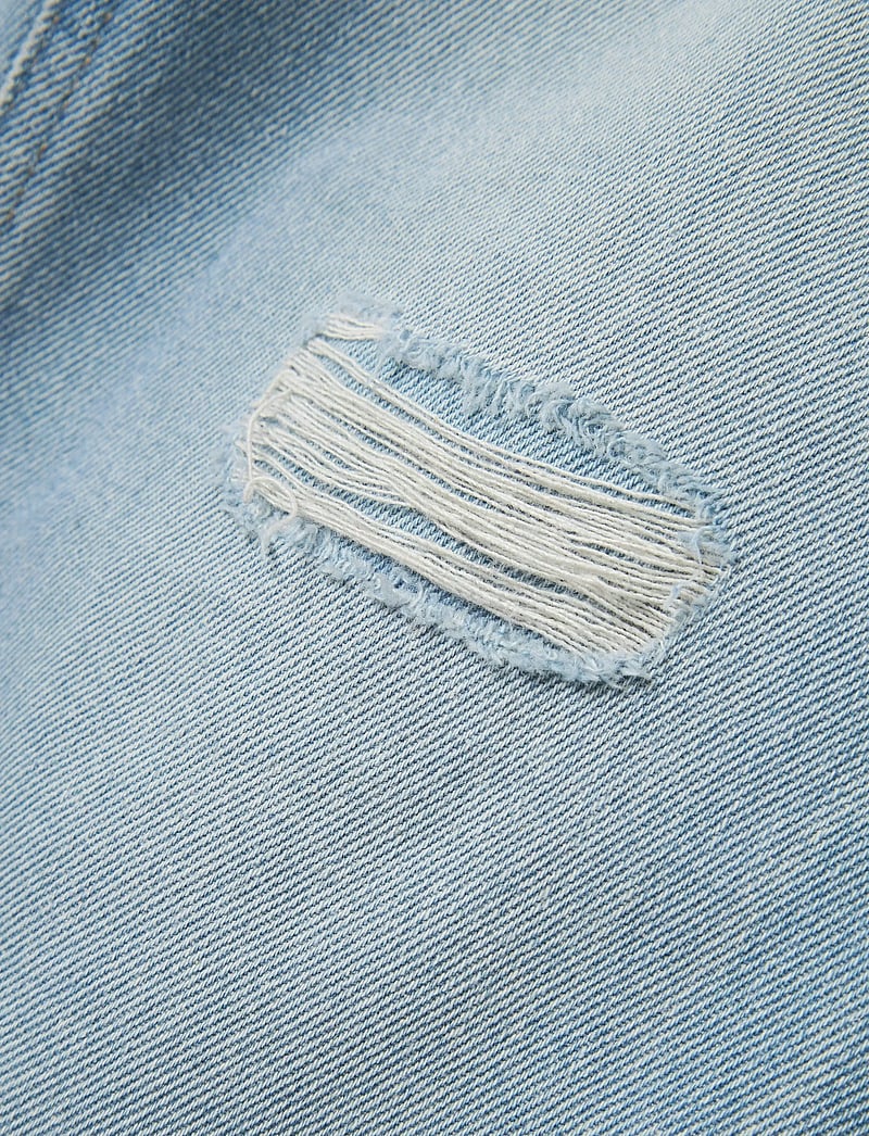 name it - NKFROSE HW WIDE JEANS DESTR 1411-BE NOOS - vida jeans - light blue denim - 4