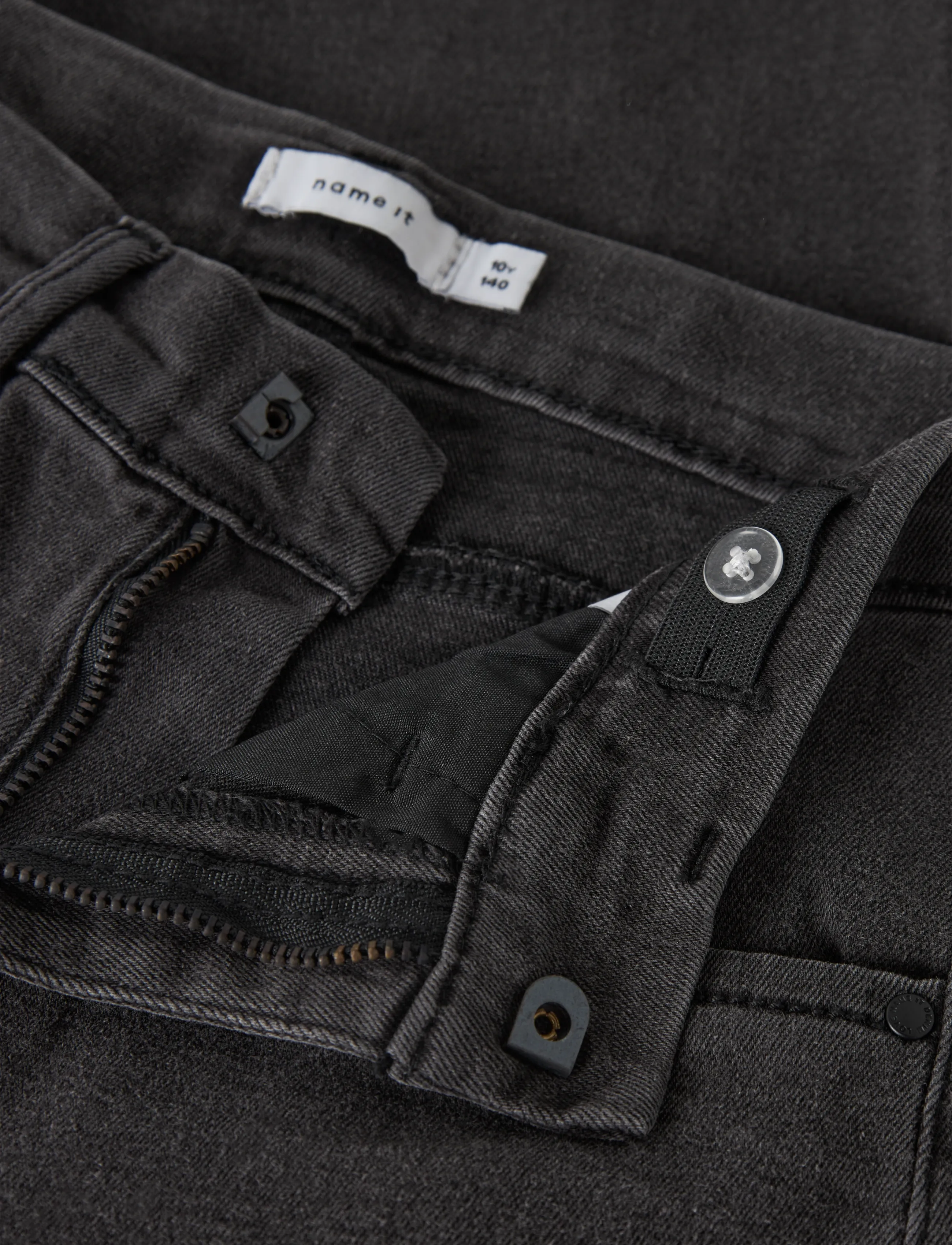 name it - NKFROSE WIDE HW JEANS 1356-ON NOOS - vida jeans - black denim - 4