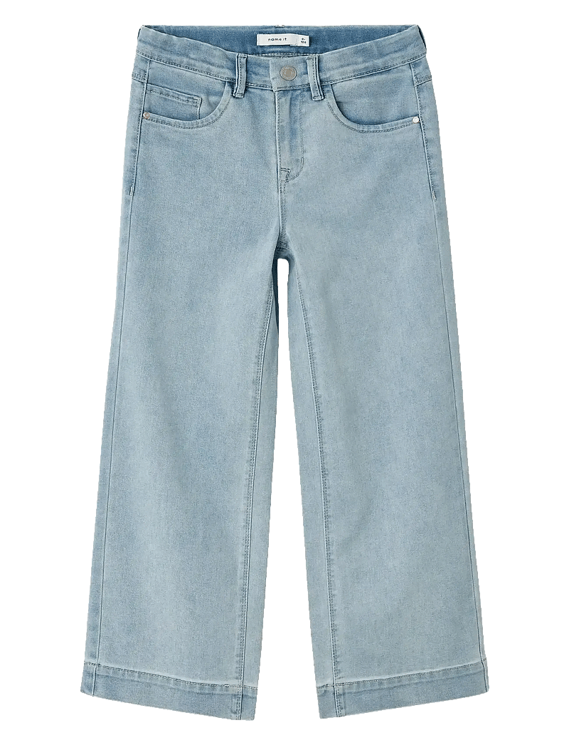 name it - NKFROSE HW WIDE JEANS 1356-ON NOOS - vida jeans - light blue denim - 1