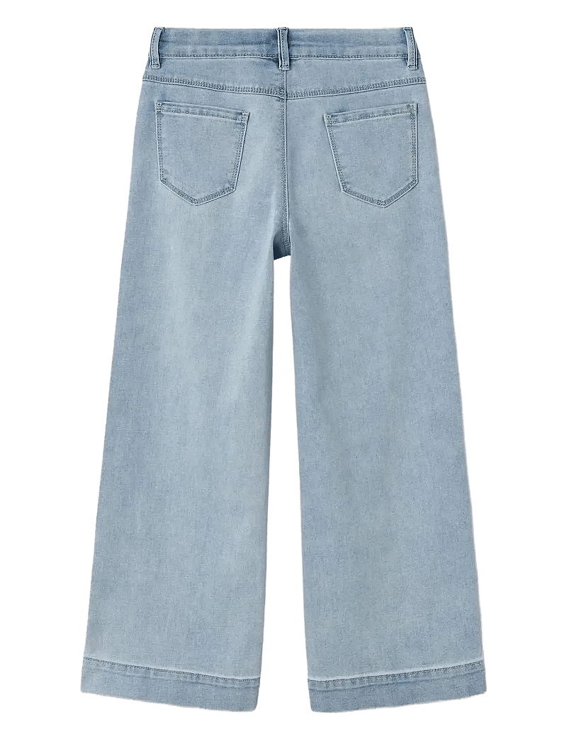 name it - NKFROSE HW WIDE JEANS 1356-ON NOOS - vida jeans - light blue denim - 2