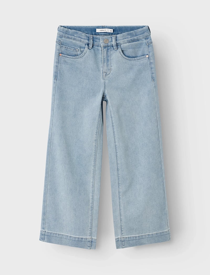 name it - NKFROSE HW WIDE JEANS 1356-ON NOOS - vida jeans - light blue denim - 0