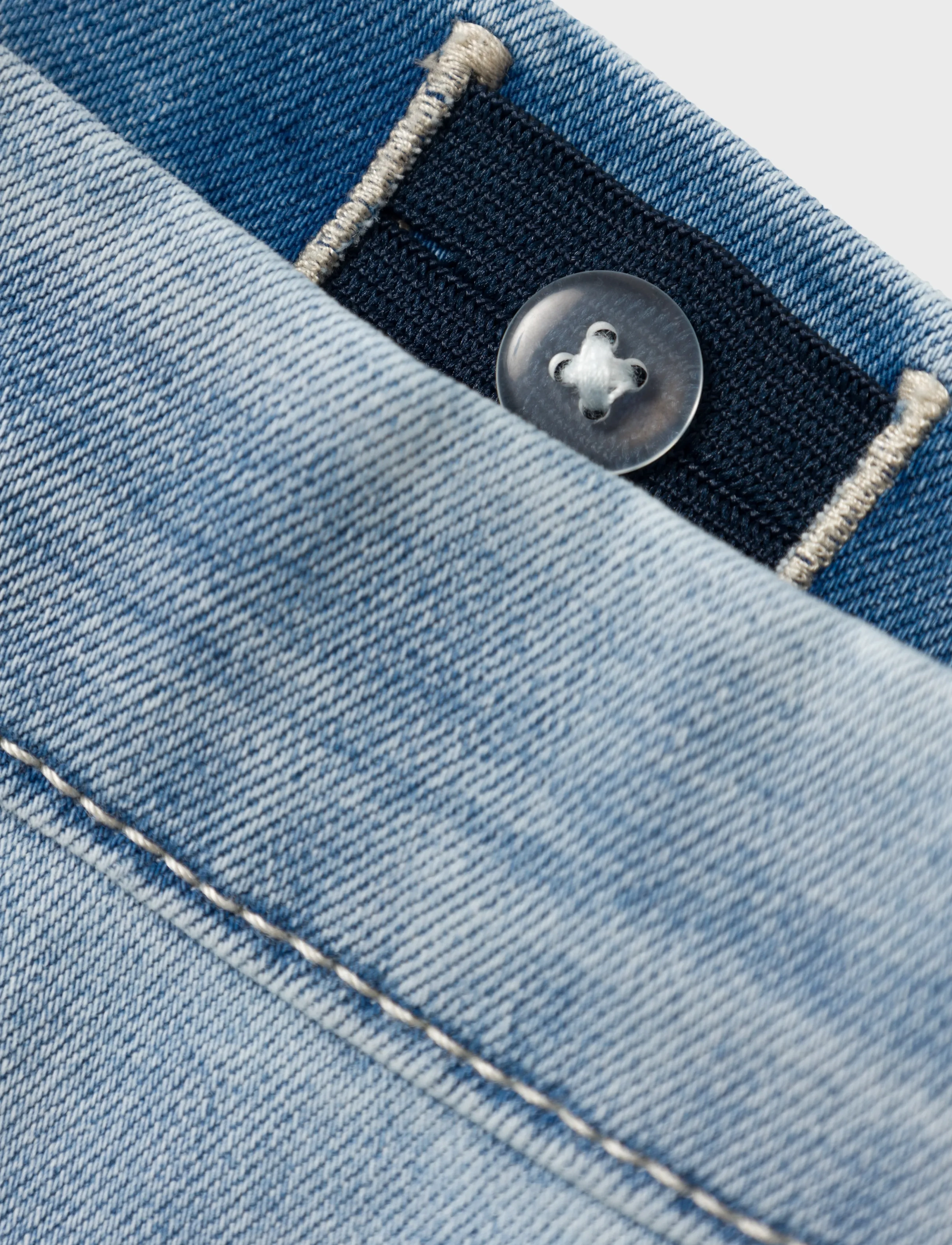 name it - NKFROSE WIDE HW JEANS 1356-ON NOOS - brede jeans - light blue denim - 3