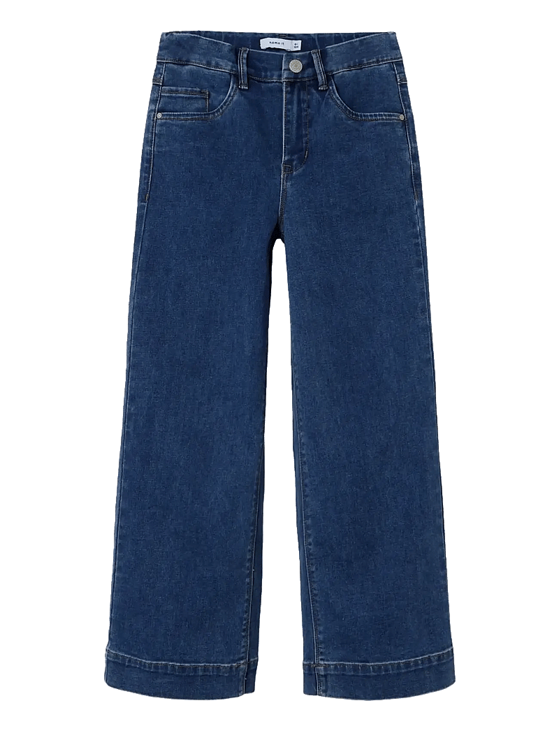 name it - NKFROSE HW WIDE JEANS 1356-ON NOOS - vida jeans - medium blue denim - 1