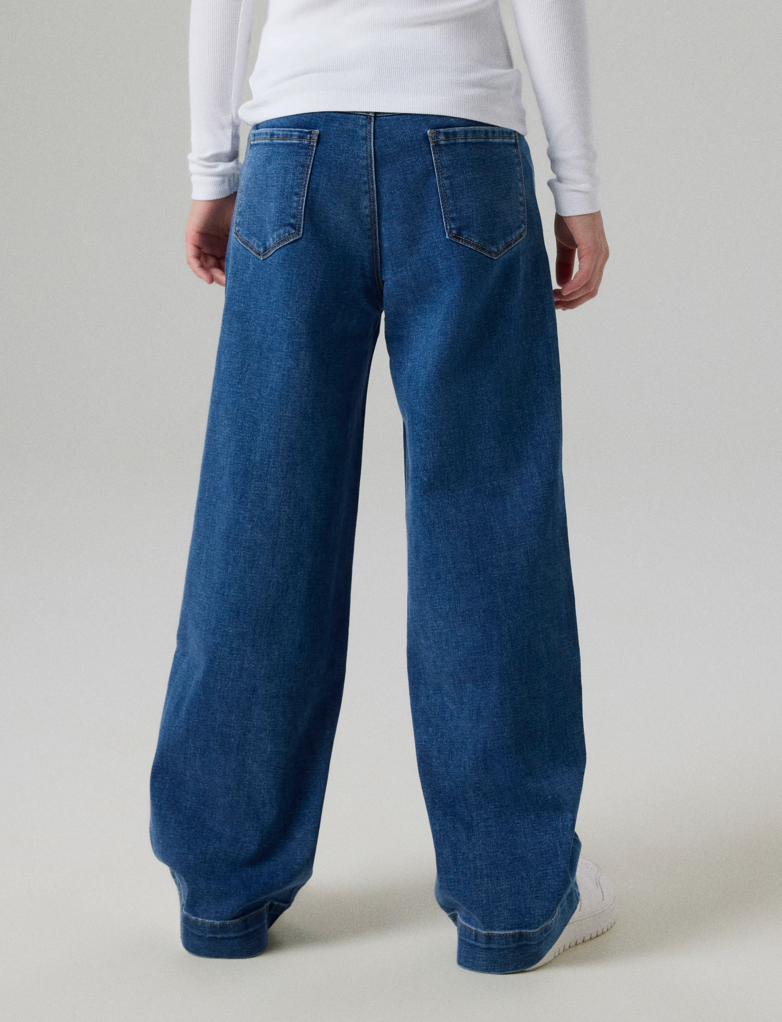 name it - NKFROSE WIDE HW JEANS 1356-ON NOOS - leveälahkeiset farkut - medium blue denim - 0