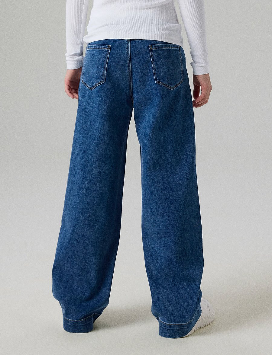 name it - NKFROSE WIDE HW JEANS 1356-ON NOOS - leveälahkeiset farkut - medium blue denim - 0