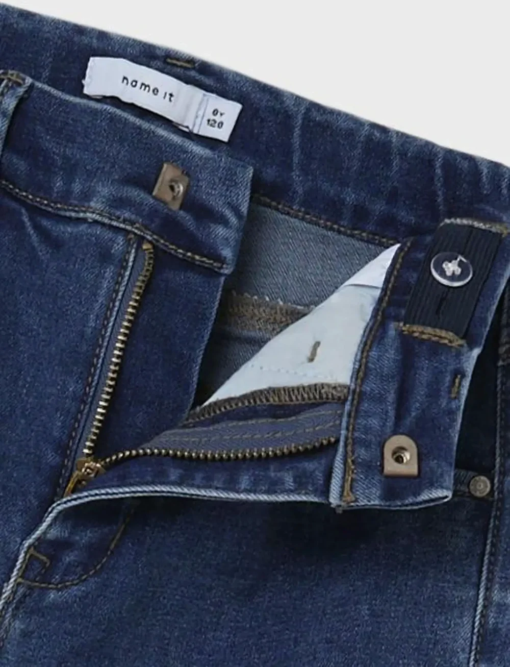 name it - NKFROSE HW WIDE JEANS 1356-ON NOOS - hosen mit weitem bein - medium blue denim - 4