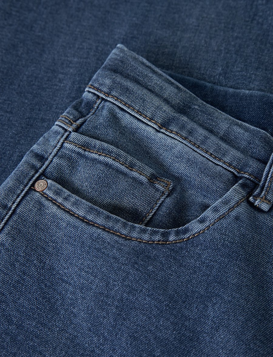 name it - NKFROSE WIDE HW JEANS 1356-ON NOOS - hosen mit weitem bein - medium blue denim - 5
