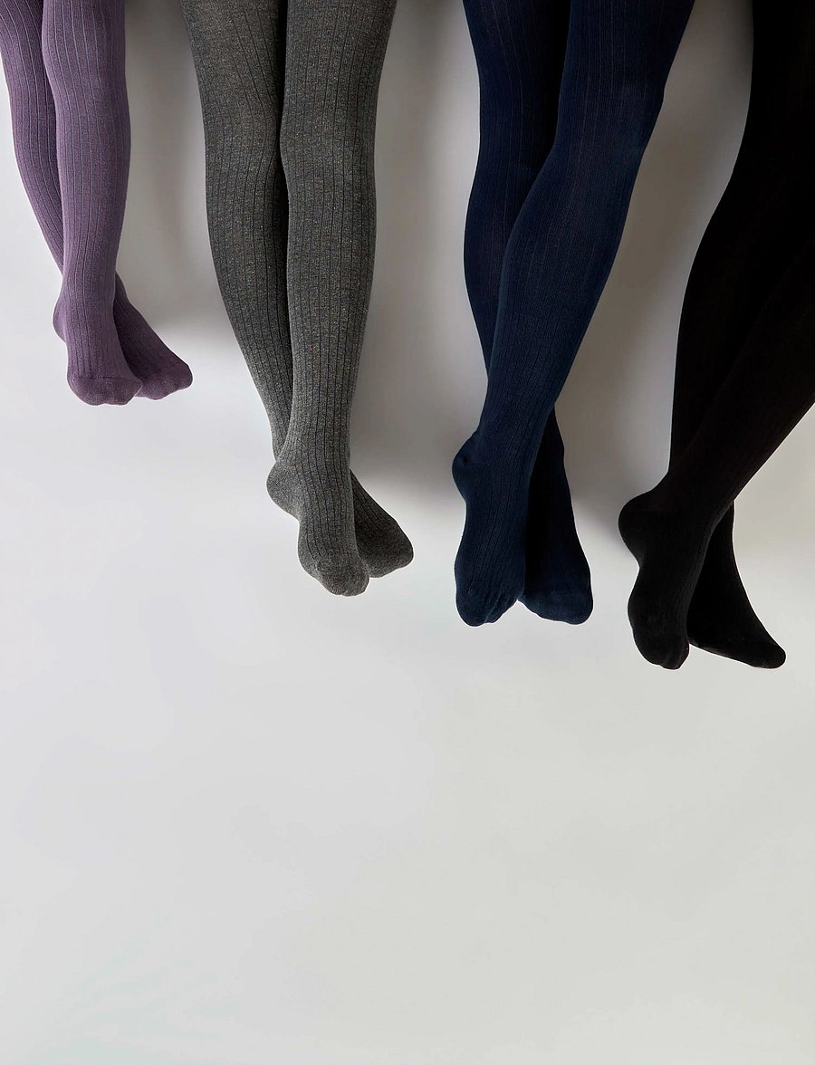 name it - NKNPANTYHOSE RIB 2P NOOS - strømpebukser - black - 5