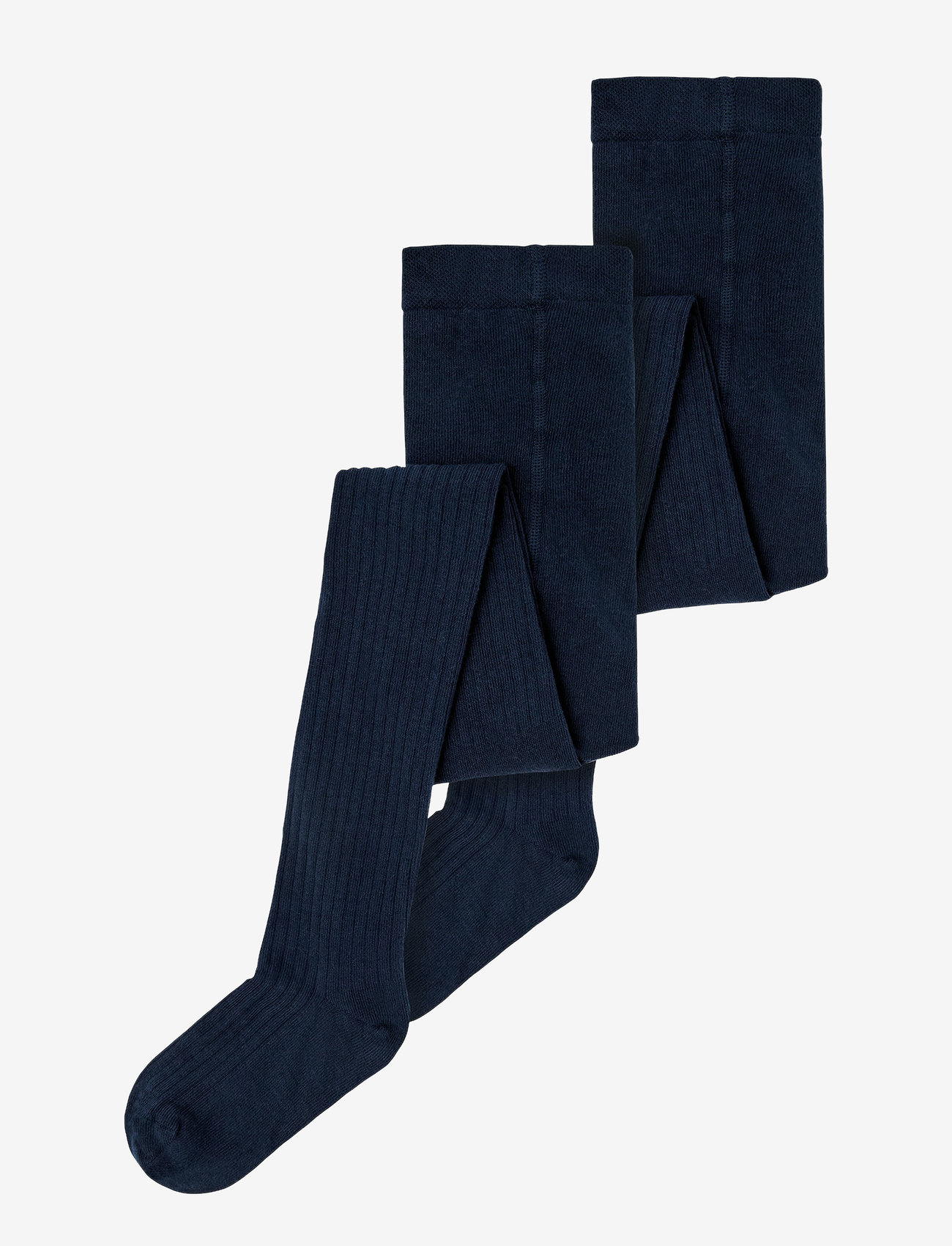 name it - NKNPANTYHOSE RIB 2P NOOS - strømpebukser - dark sapphire - 1