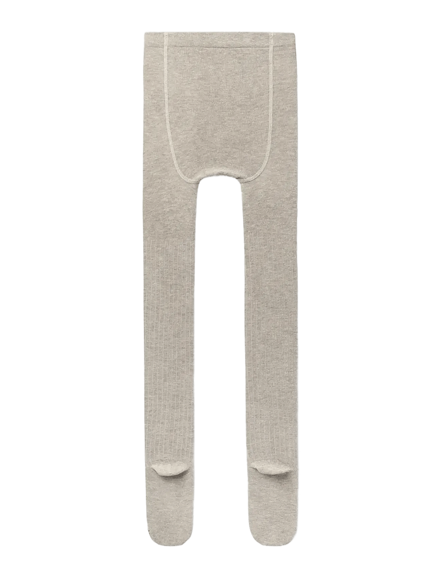 name it - NKNPANTYHOSE RIB 2P NOOS - strømpebukser - pure cashmere - 1