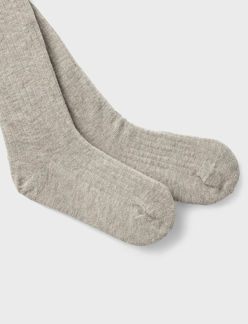 name it - NKNPANTYHOSE RIB 2P NOOS - strømpebukser - pure cashmere - 2