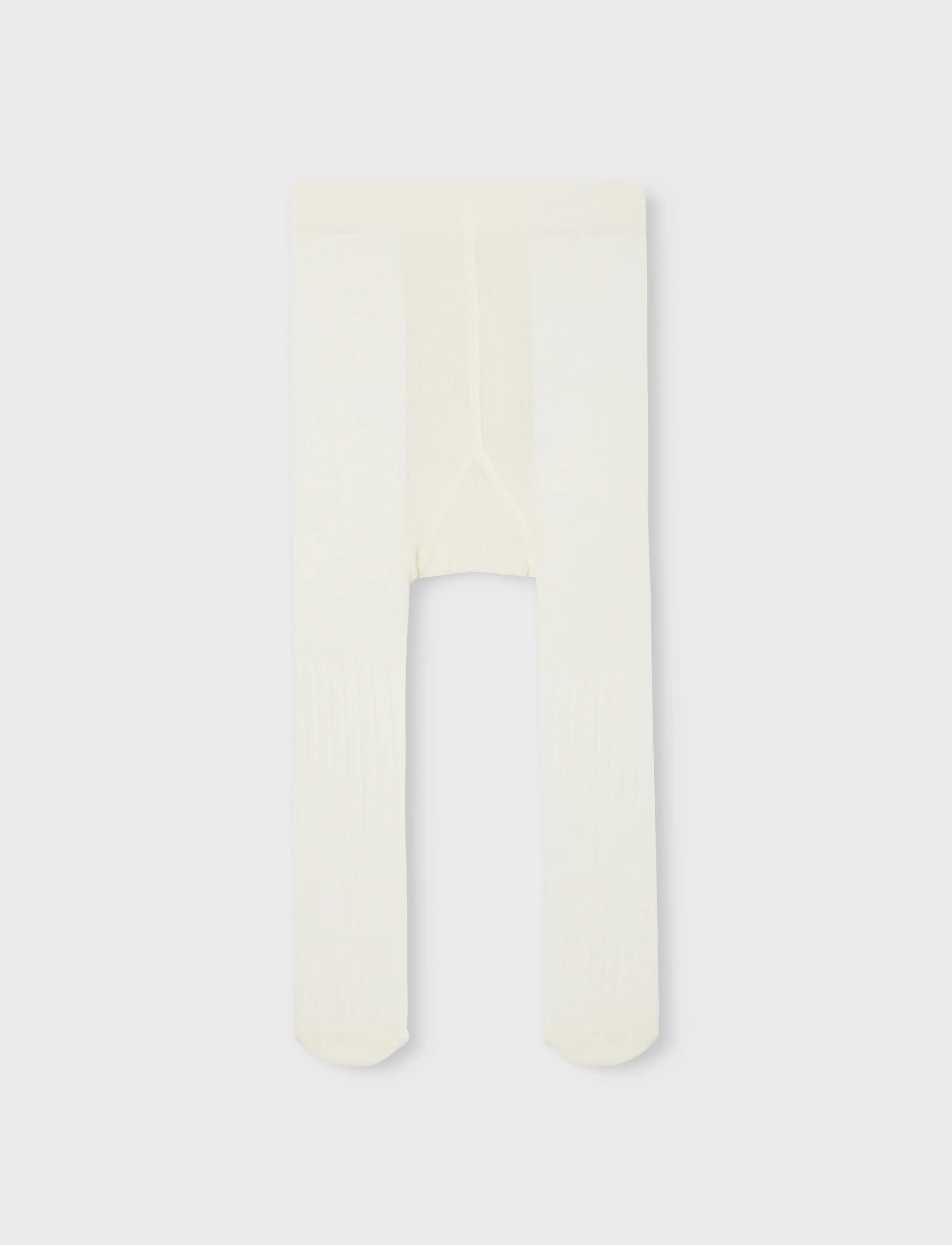name it - NKNPANTYHOSE RIB 2P NOOS - sukkpüksid - white alyssum - 4