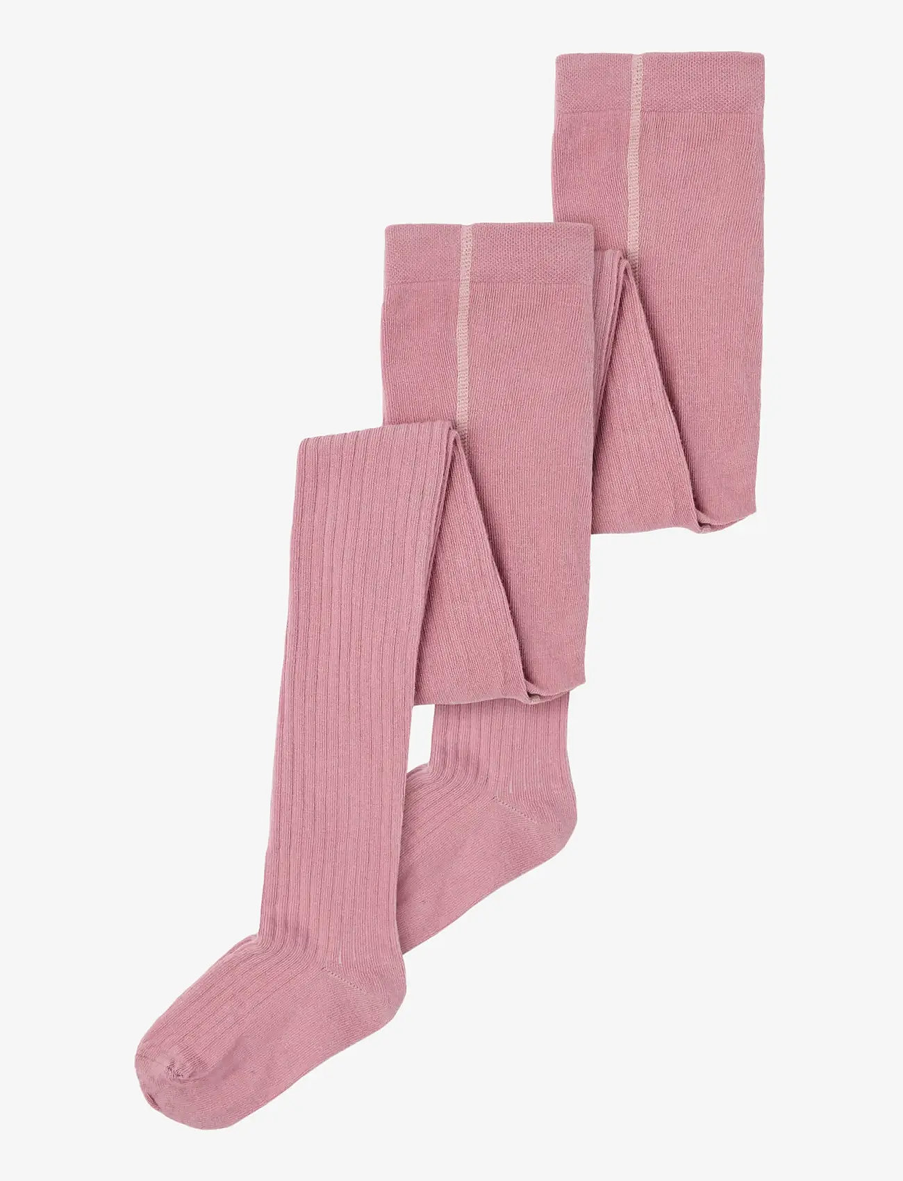 name it - NKNPANTYHOSE RIB 2P NOOS - strømpebukser - wistful mauve - 0