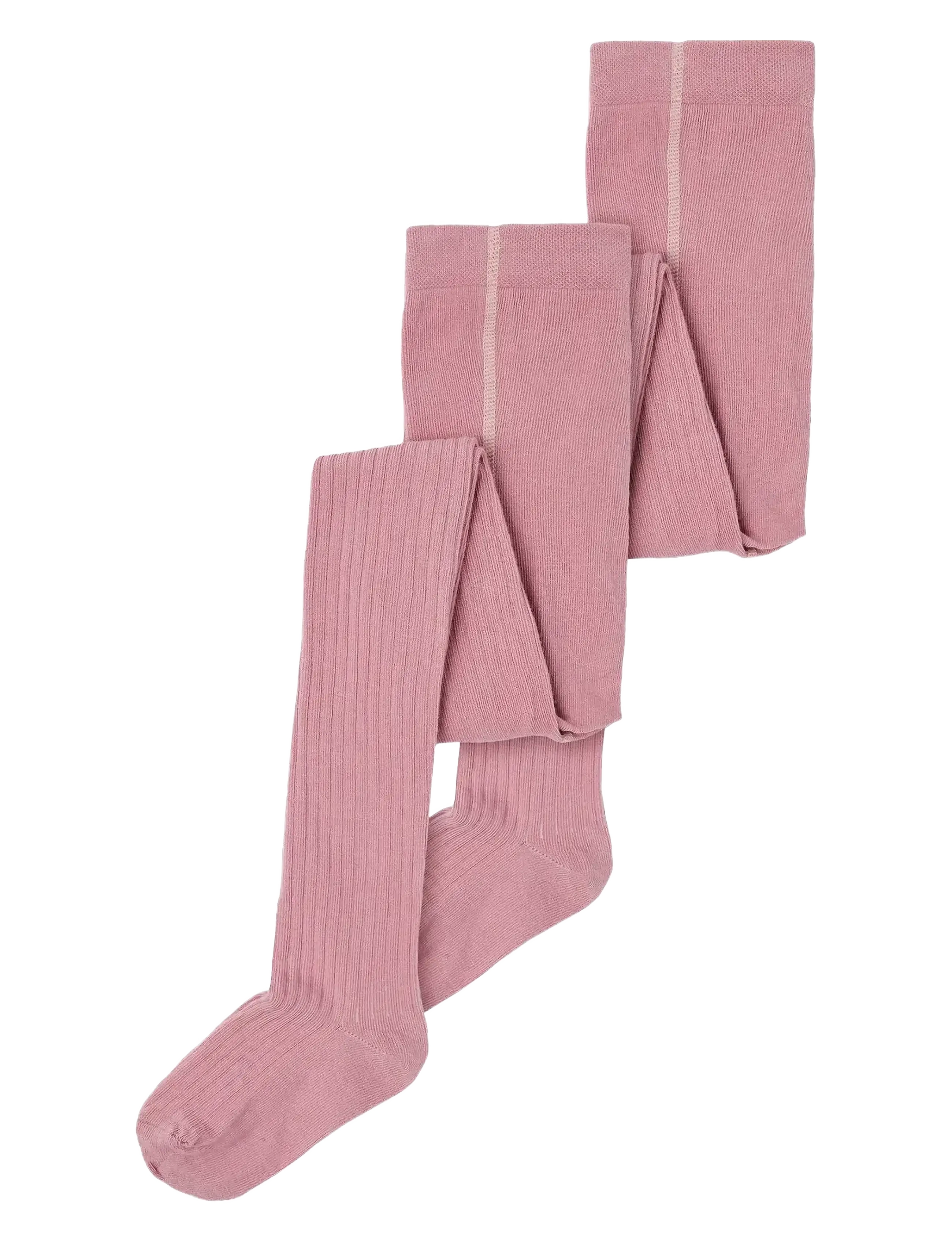 name it NKNPANTYHOSE RIB 2P NOOS - Strømper & Strømpebukser - WISTFUL MAUVE / pink/rose