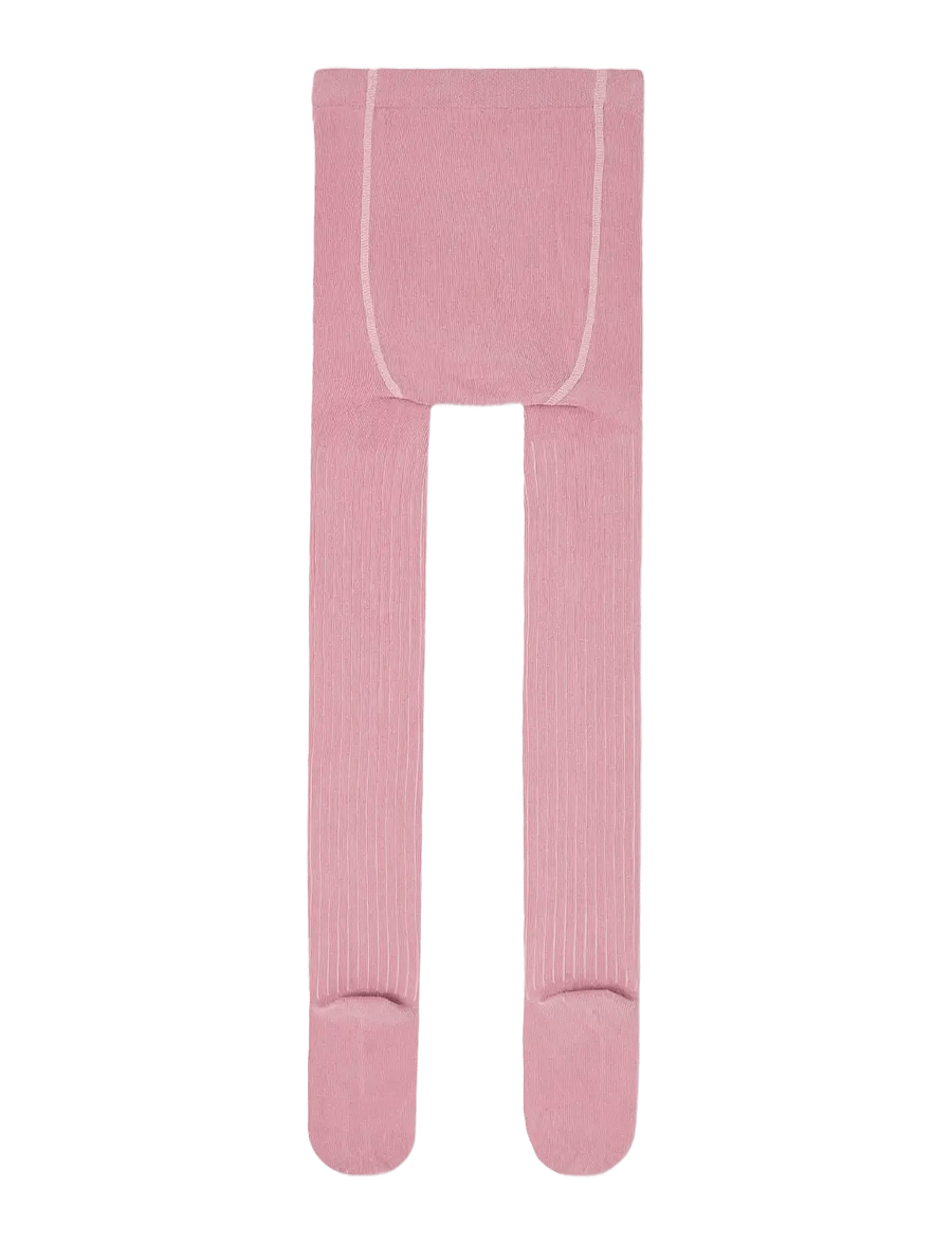 name it - NKNPANTYHOSE RIB 2P NOOS - strumpfhosen - wistful mauve - 1