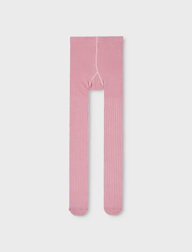 name it - NKNPANTYHOSE RIB 2P NOOS - strømpebukser - wistful mauve - 2