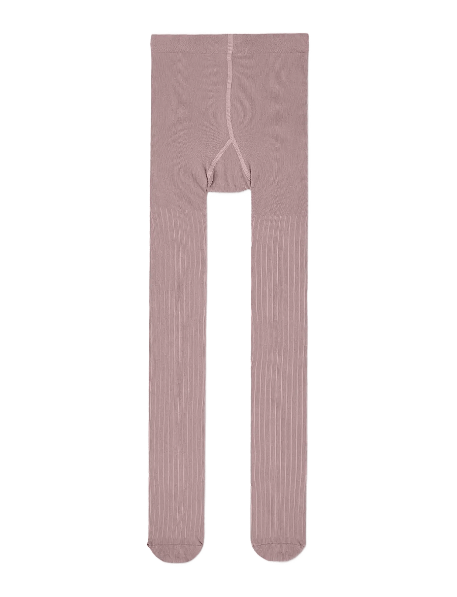 name it - NKNPANTYHOSE RIB 2P NOOS - strømpebukser - woodrose - 2
