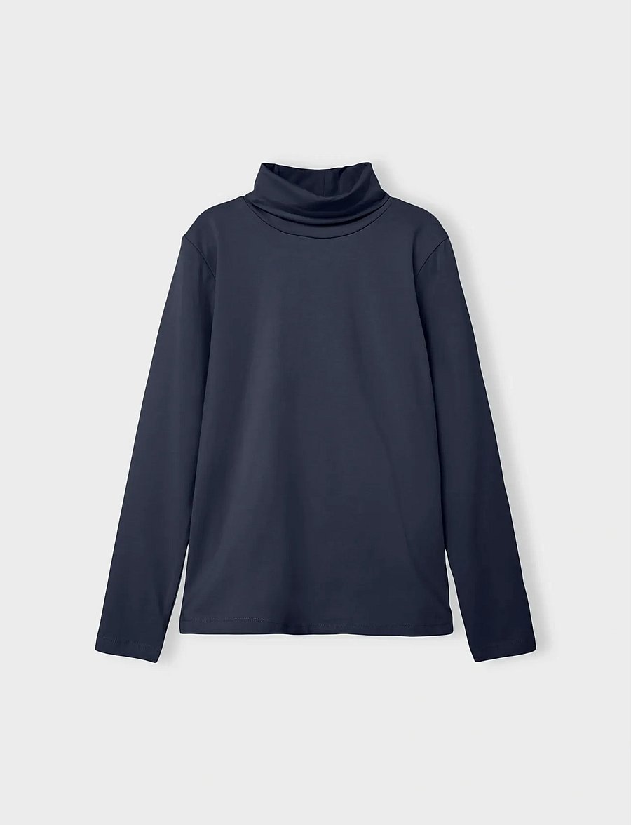 name it - NKNVIGGO 2P LS SLIM ROLLNECK O NOOS - långärmade t-shirts - dark sapphire - 3