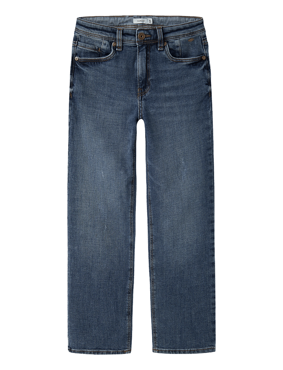 name it - NKMRYAN STRAIGHT CL JEANS 2520-EL NOOS - sirged teksad - dark blue denim - 1