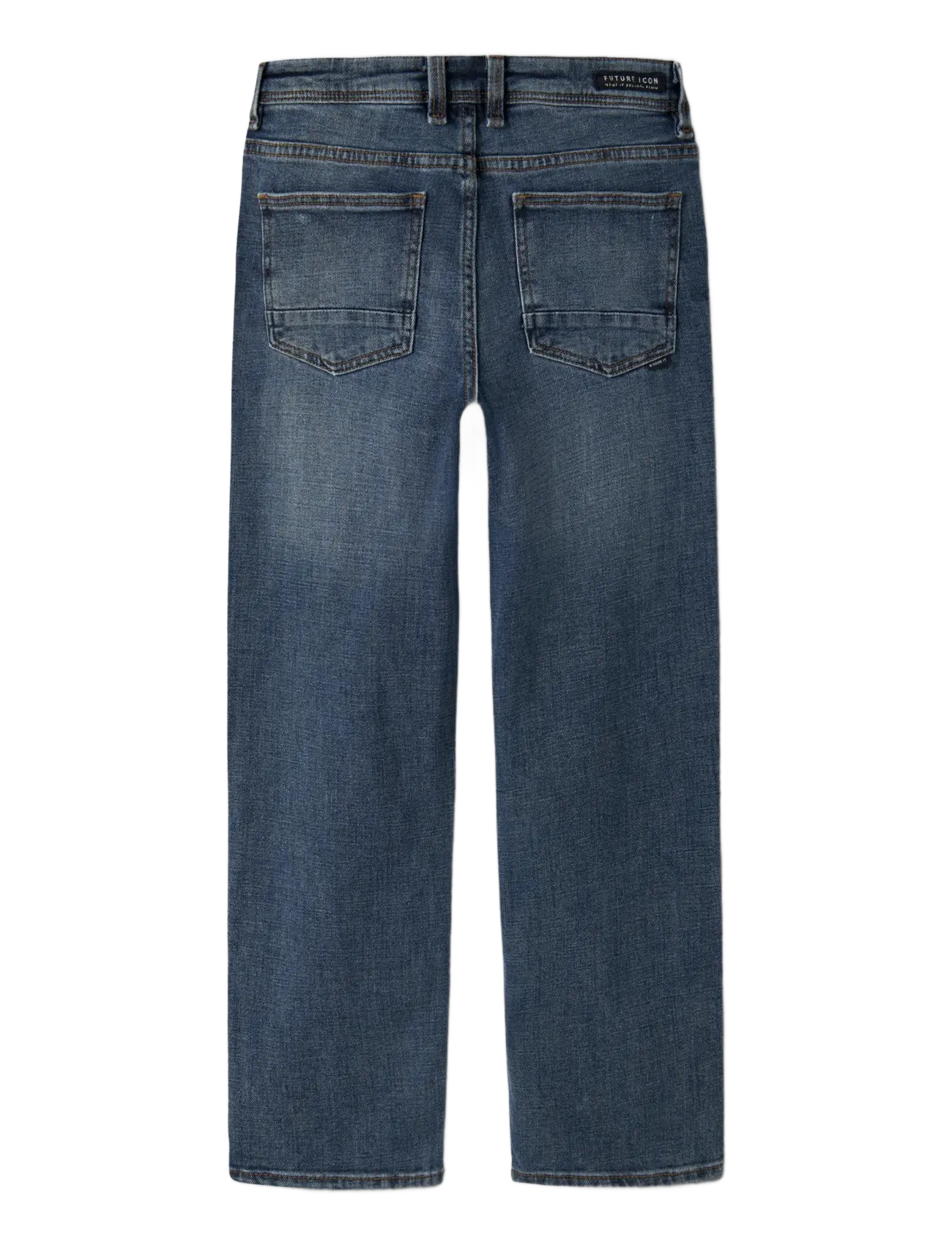 name it - NKMRYAN STRAIGHT C JEANS 2520-EL NOOS - regular piegriezuma džinsa bikses - dark blue denim - 2