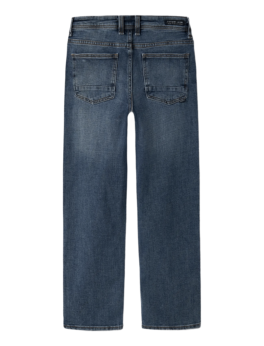 name it - NKMRYAN STRAIGHT CL JEANS 2520-EL NOOS - sirged teksad - dark blue denim - 2