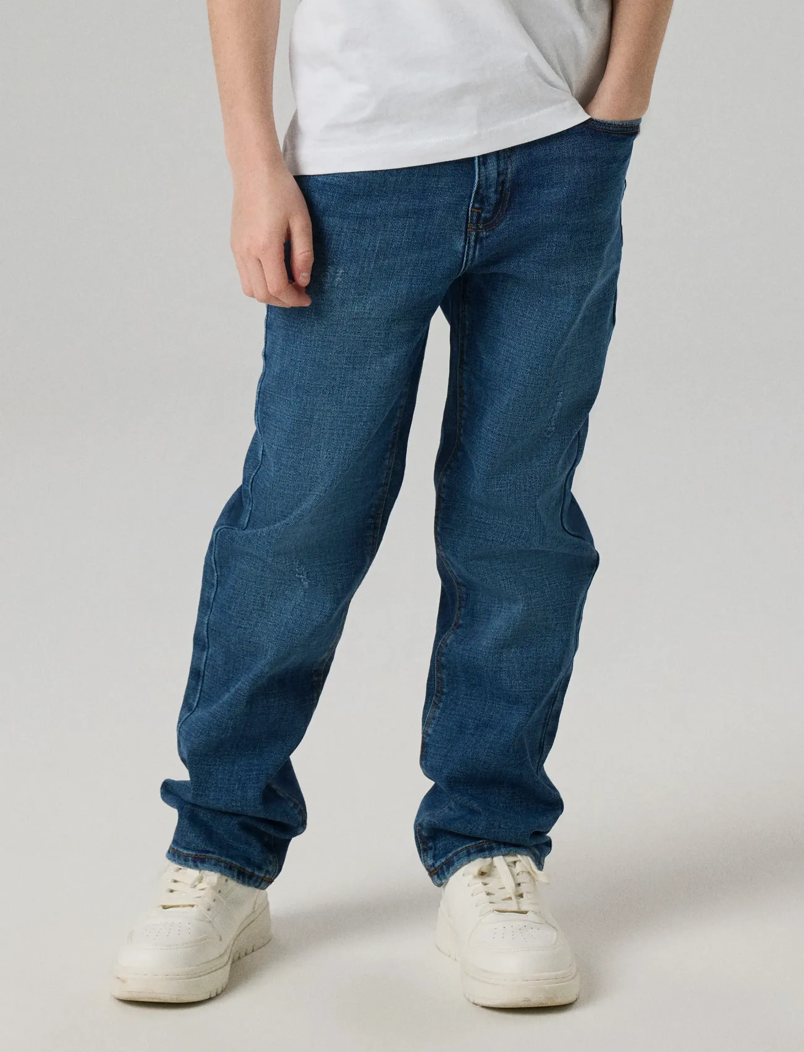 name it - NKMRYAN STRAIGHT CL JEANS 2520-EL NOOS - regular jeans - dark blue denim - 0