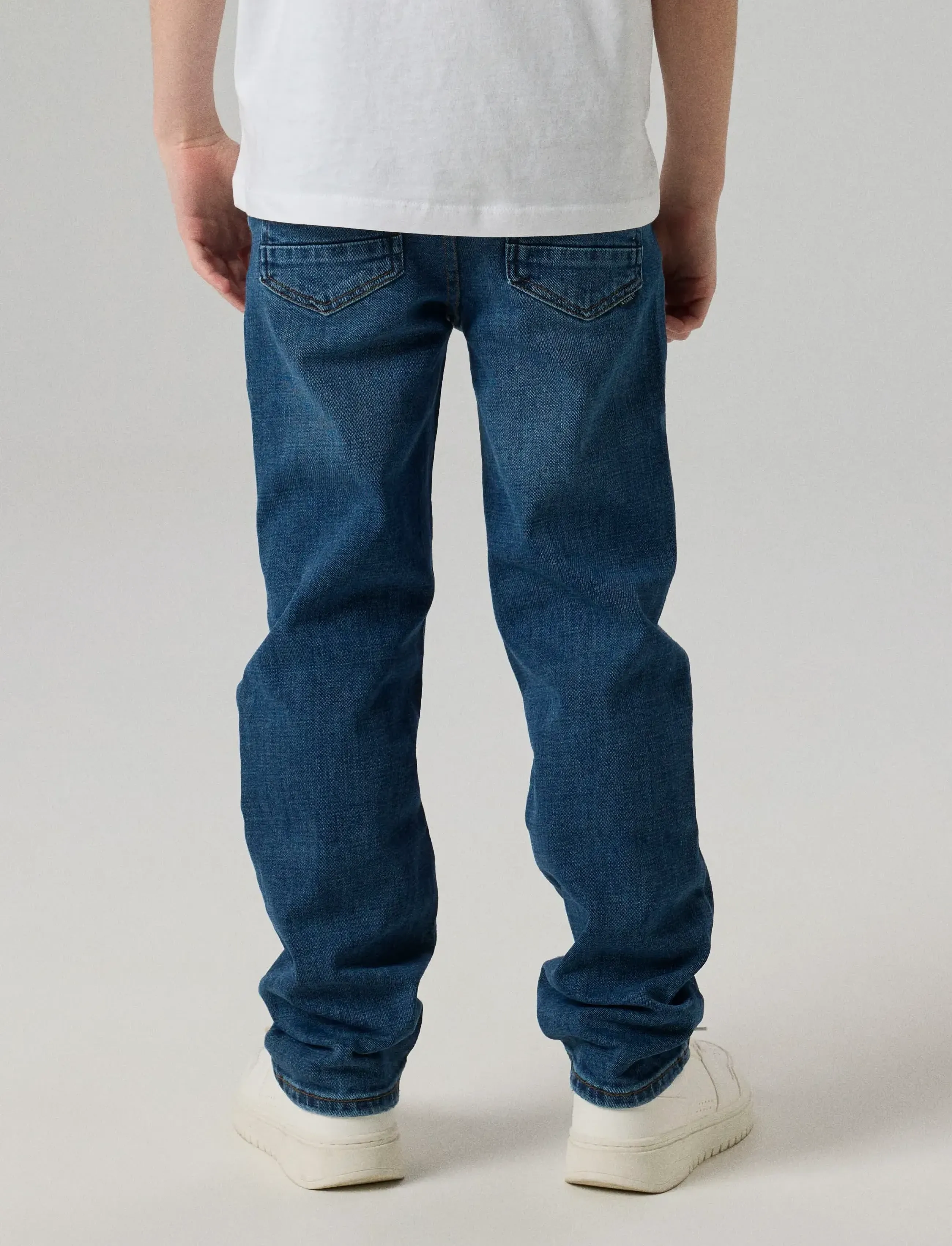 name it - NKMRYAN STRAIGHT CL JEANS 2520-EL NOOS - regular jeans - dark blue denim - 3
