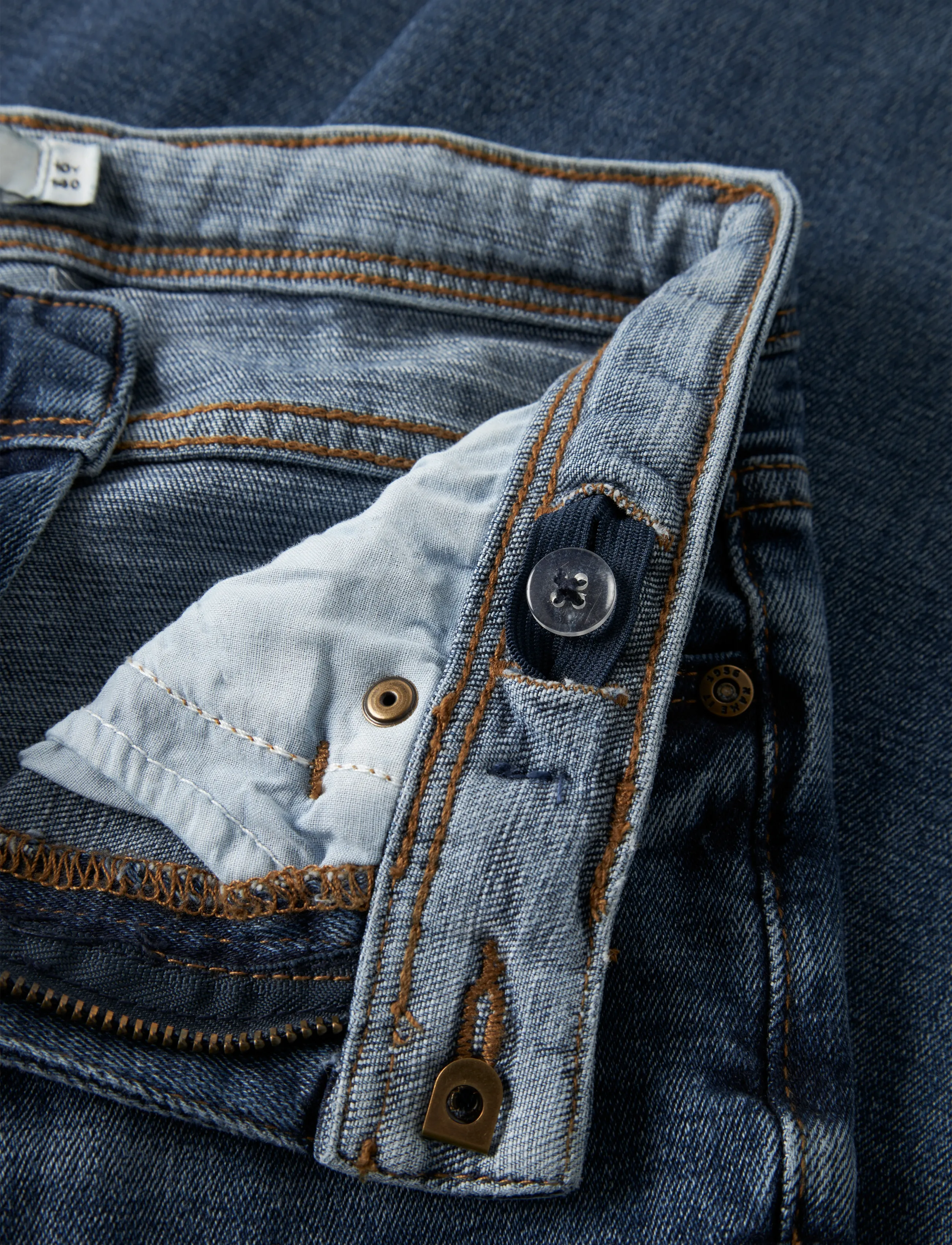 name it - NKMRYAN STRAIGHT C JEANS 2520-EL NOOS - regular piegriezuma džinsa bikses - dark blue denim - 5