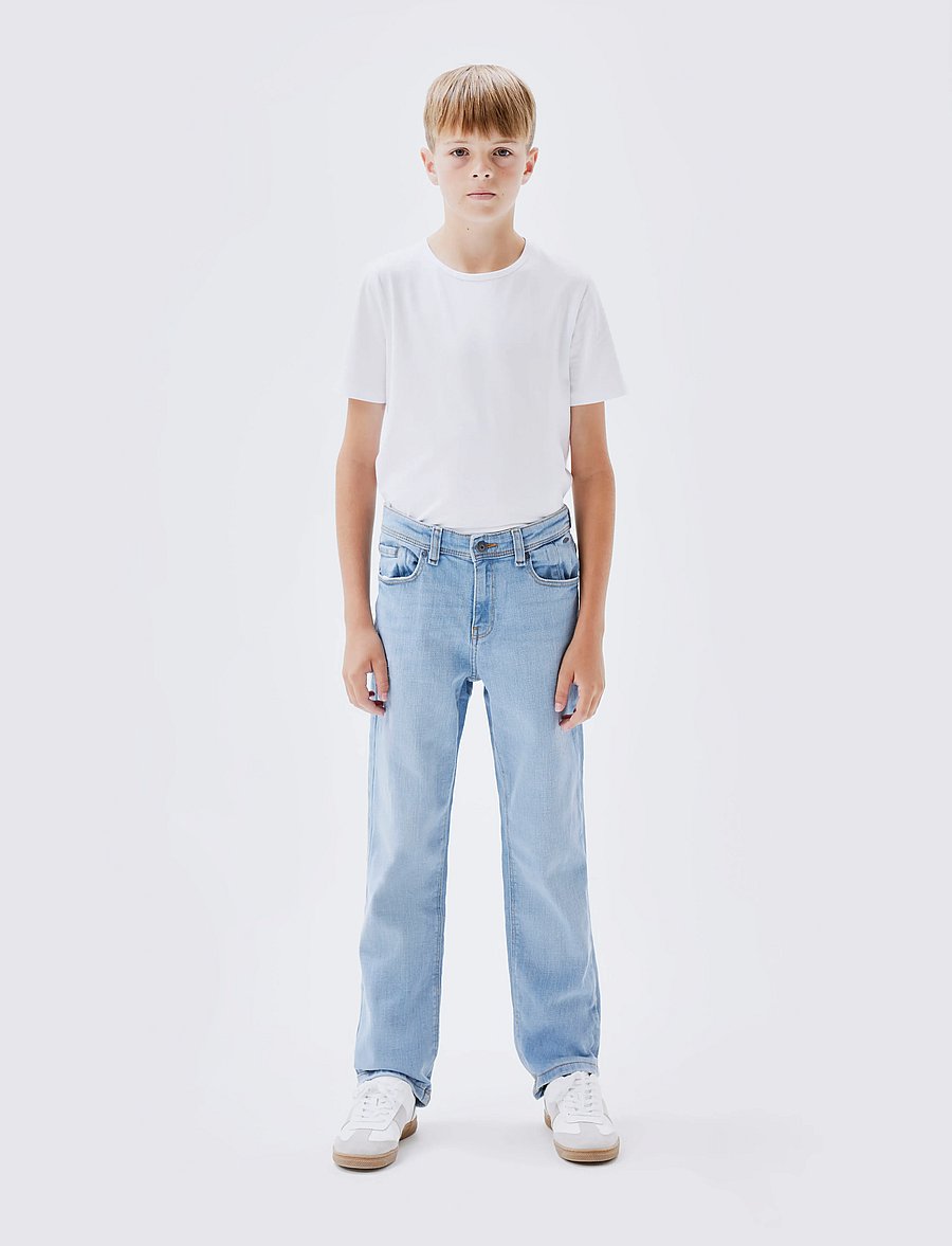 name it - NKMRYAN STRAIGHT CL JEANS 2520-EL NOOS - regular jeans - light blue denim - 0