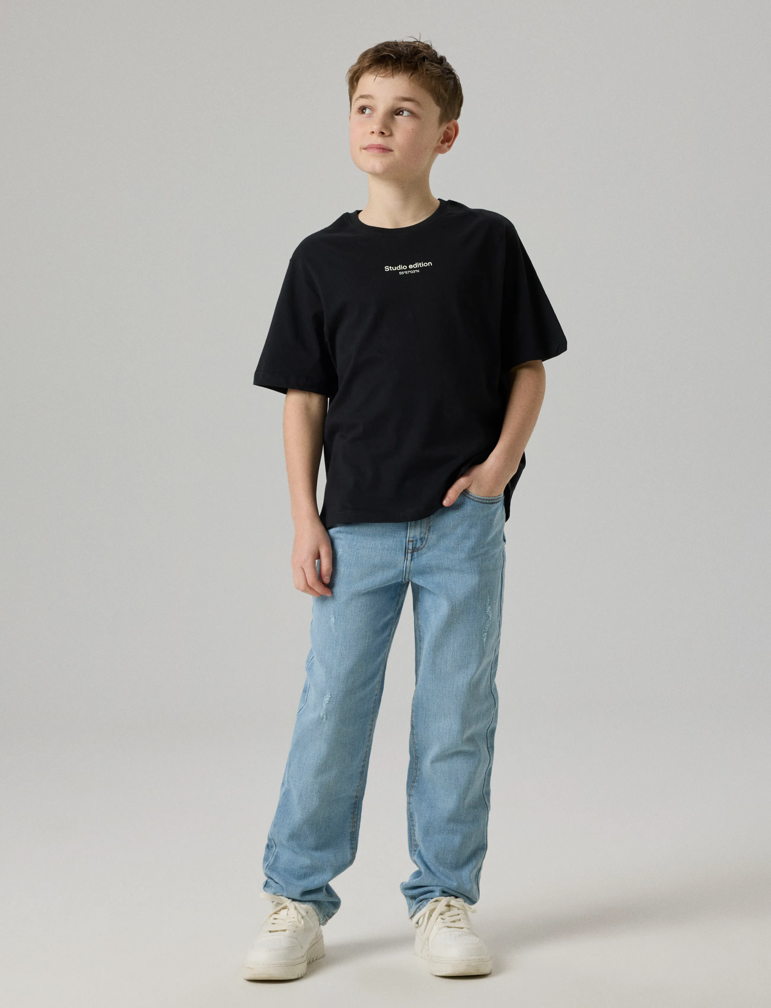 name it - NKMRYAN STRAIGHT CL JEANS 2520-EL NOOS - regular jeans - light blue denim - 4