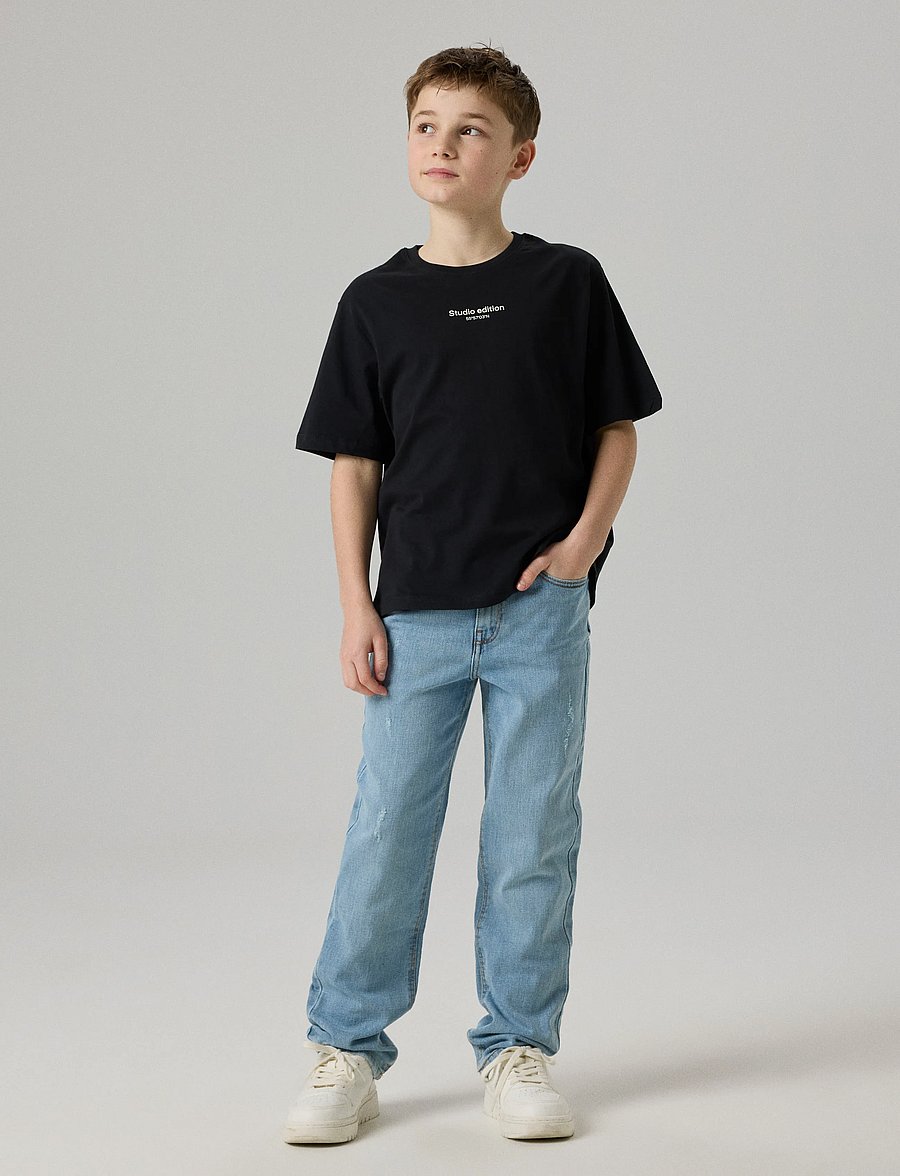name it - NKMRYAN STRAIGHT CL JEANS 2520-EL NOOS - regular jeans - light blue denim - 4