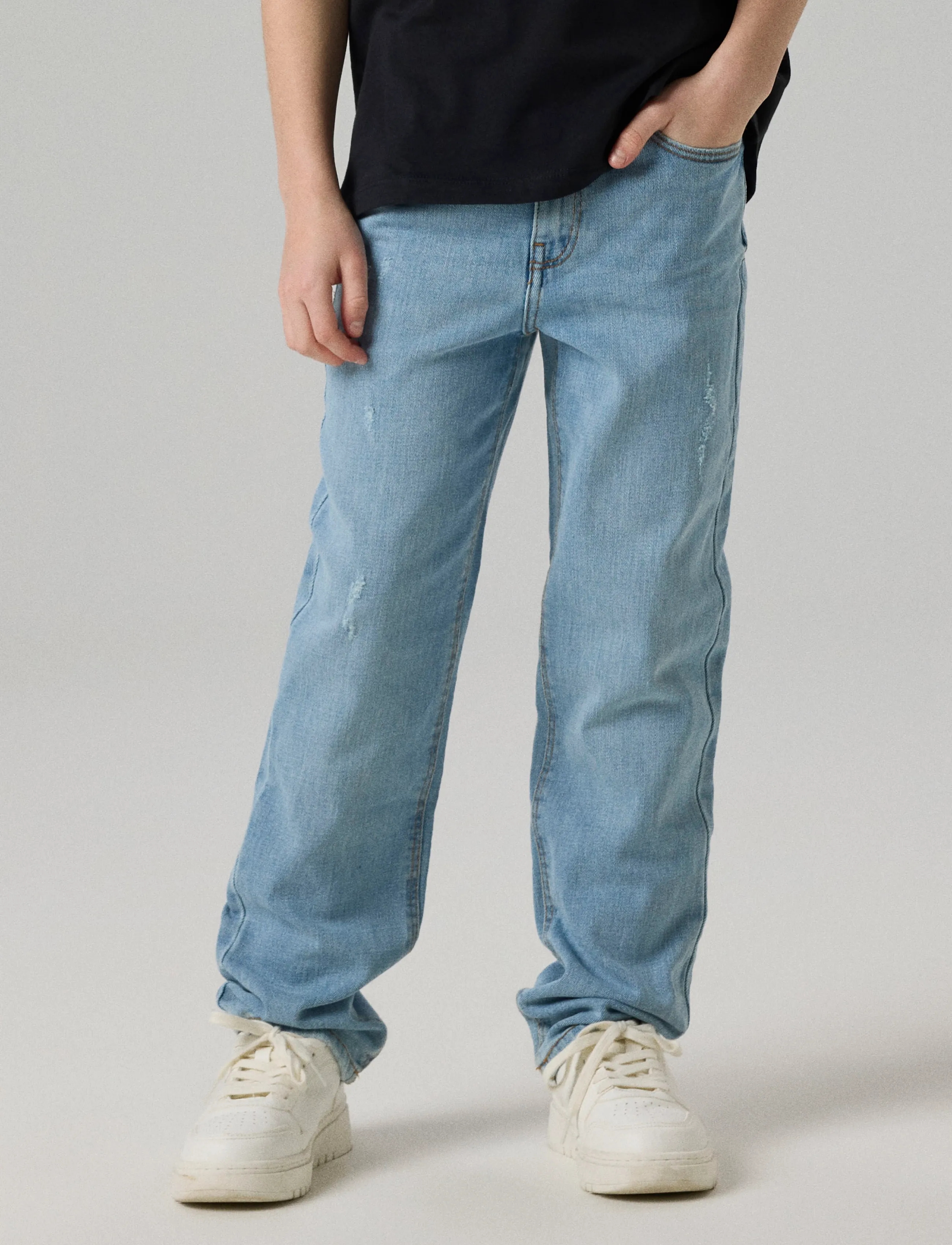 name it - NKMRYAN STRAIGHT CL JEANS 2520-EL NOOS - regular jeans - light blue denim - 5
