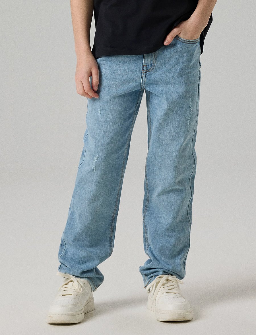 name it - NKMRYAN STRAIGHT CL JEANS 2520-EL NOOS - regular jeans - light blue denim - 5