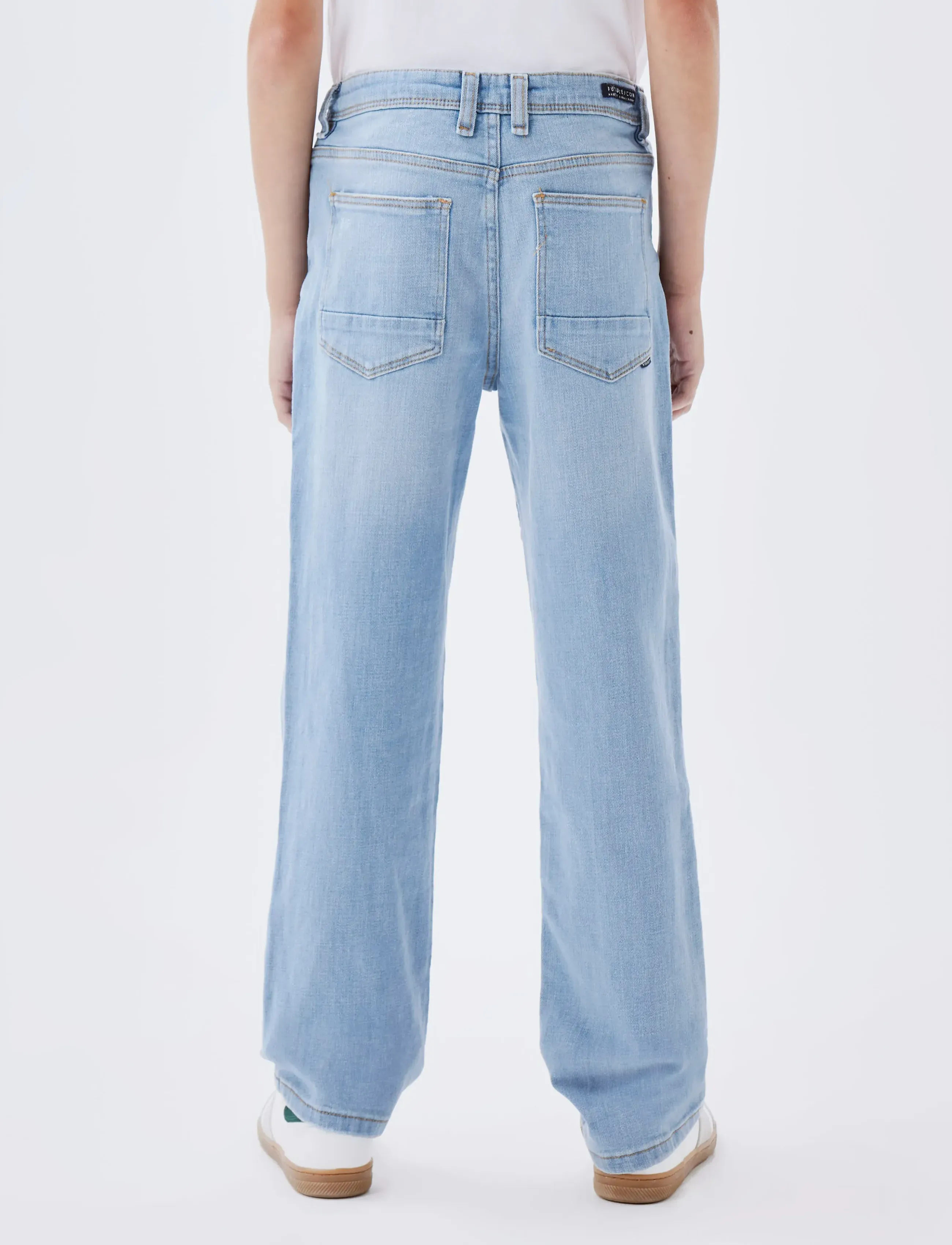 name it - NKMRYAN STRAIGHT CL JEANS 2520-EL NOOS - regular jeans - light blue denim - 3