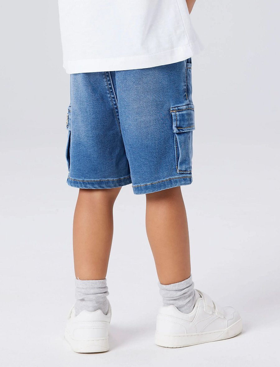 name it - NMMBEN BAGGY DNM L SHORTS 8610-TO NOOS - jeansshorts - denim blue - 0