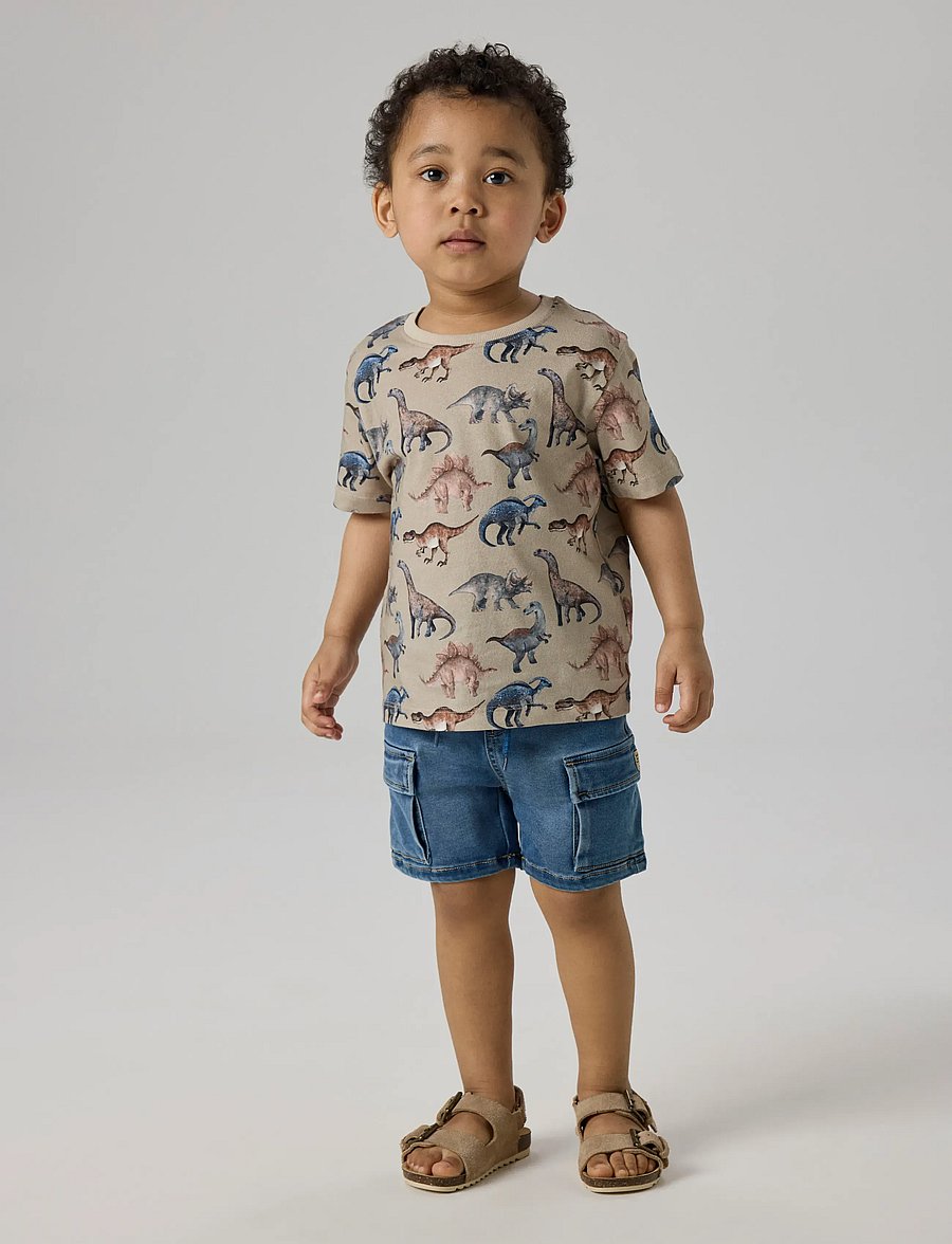 name it - NMMBEN BAGGY DNM L SHORTS 8610-TO NOOS - jeansshorts - denim blue - 4