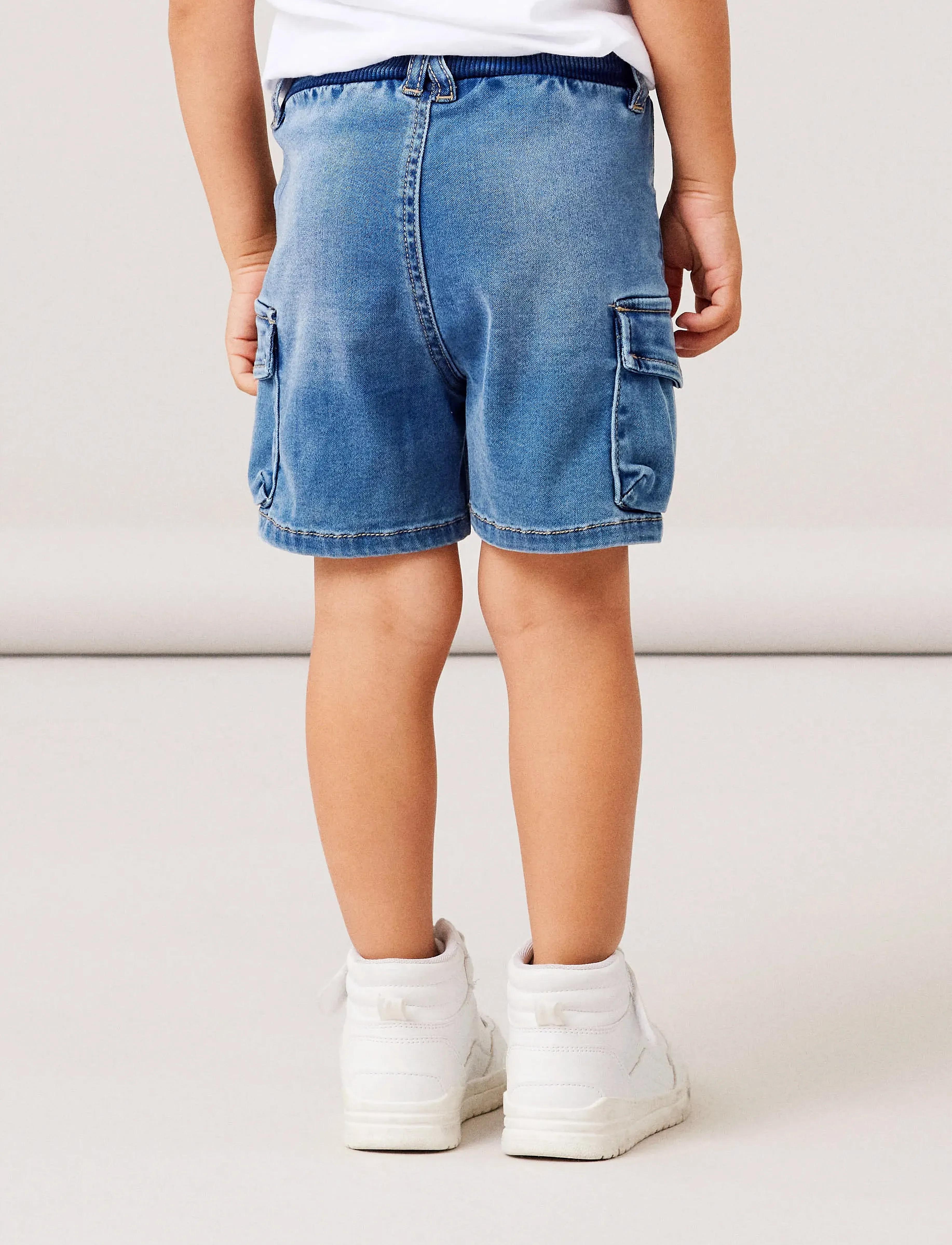 name it - NMMBEN BAGGY DNM L SHORTS 8610-TO NOOS - jeansshorts - medium blue denim - 4