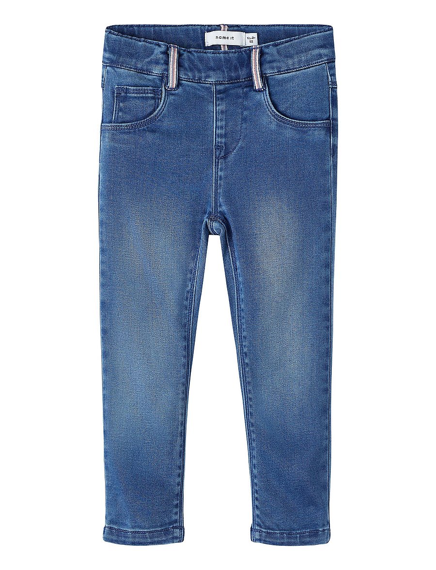 name it - NMFSALLI SLIM DNM LEGGING 1380-TO NOOS - skinny-gallabuxur - medium blue denim - 1