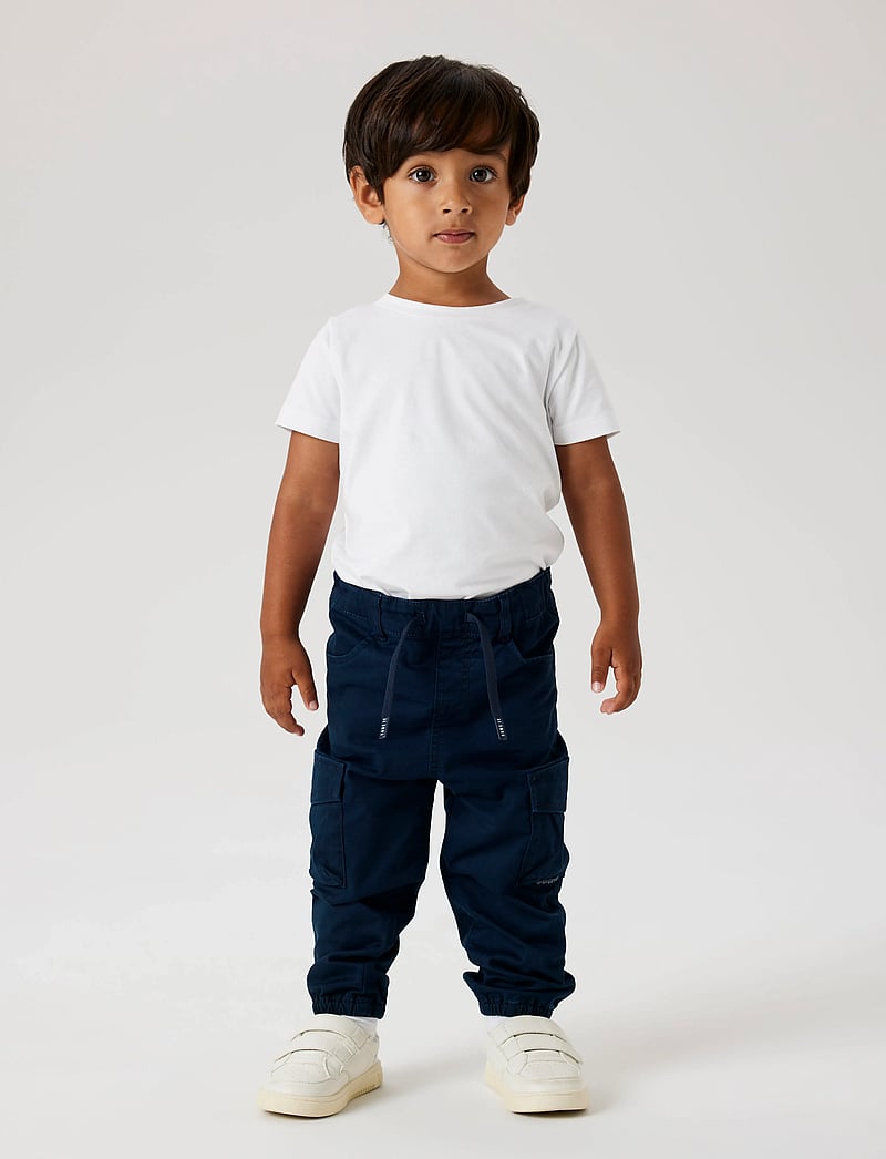 name it - NMMBEN CARGO R TWI PANT 1771-HI NOOS - cargohosen - navy blazer - 0