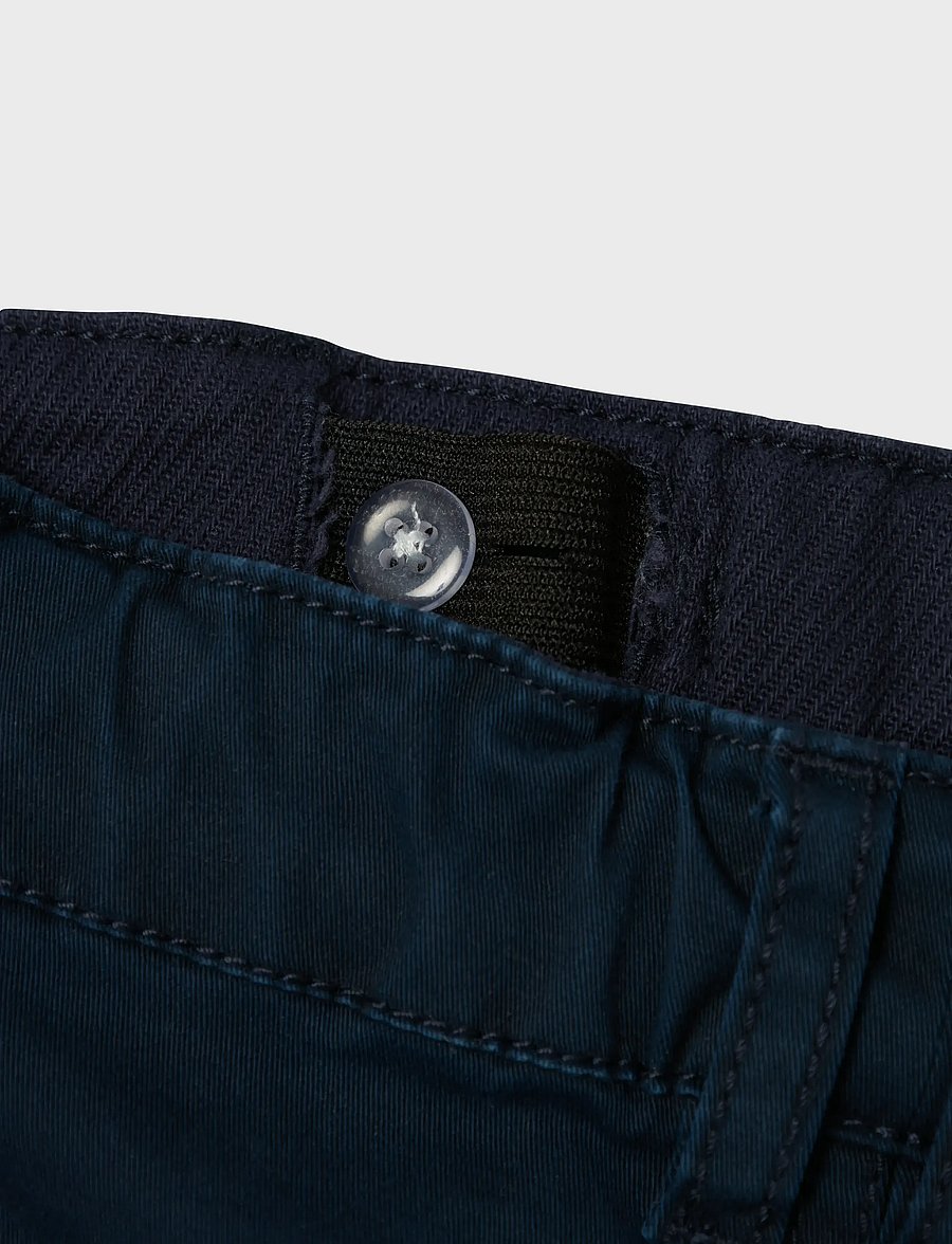 name it - NMMBEN CARGO R TWI PANT 1771-HI NOOS - cargo stila bikses - navy blazer - 5