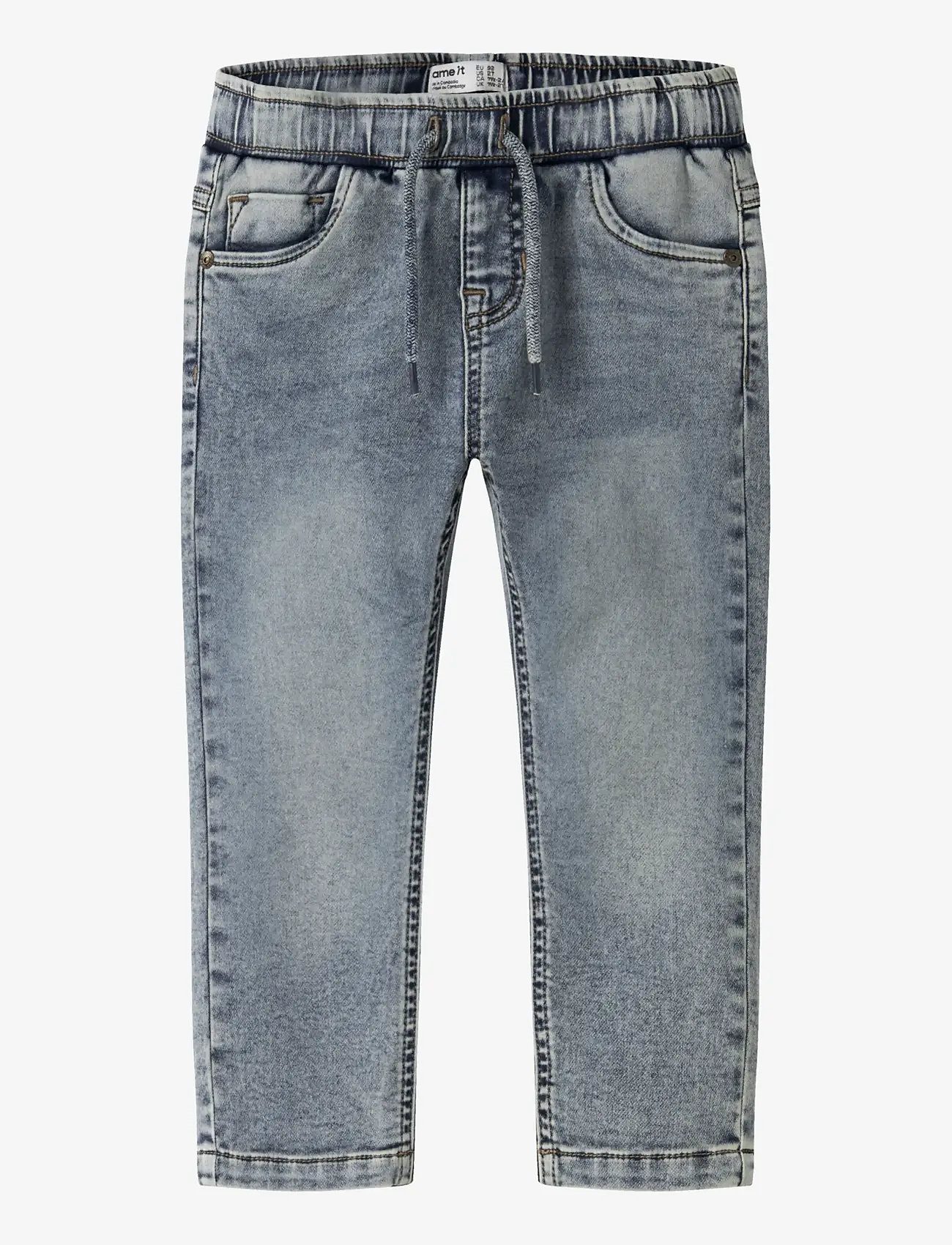 name it - NMMRYAN SLIM SWE JEANS 2472-TH NOOS - regular jeans - vintage medium blue denim - 1