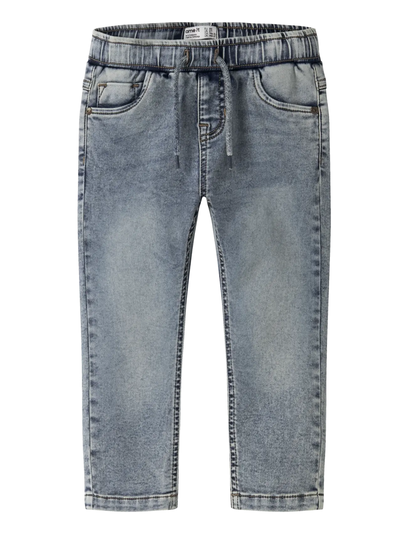 name it NMMRYAN SLIM SWE JEANS 2472-TH NOOS - Põhitooted - VINTAGE MEDIUM BLUE DENIM / blue