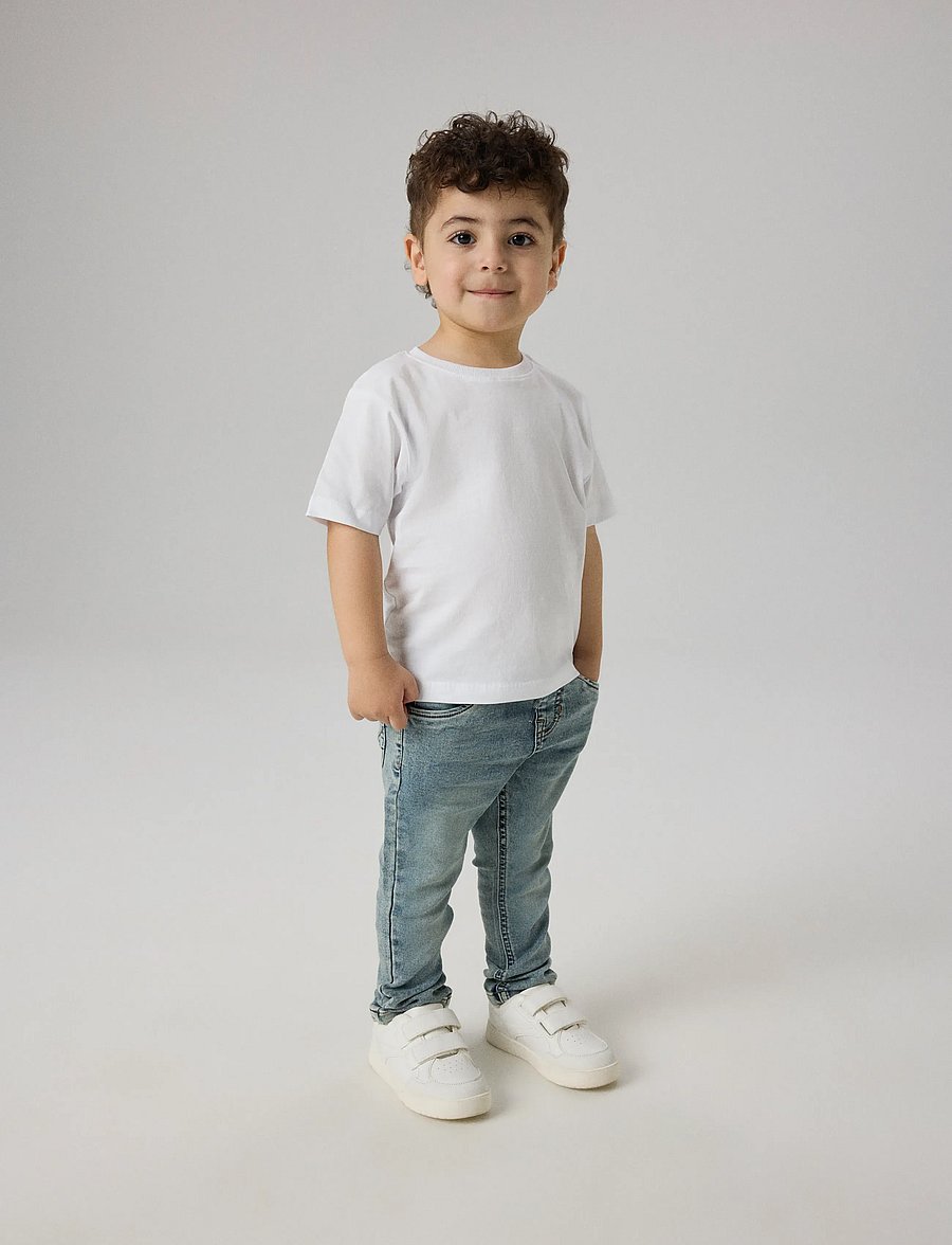 name it - NMMRYAN SLIM SWE JEANS 2472-TH NOOS - sirged teksad - vintage medium blue denim - 3